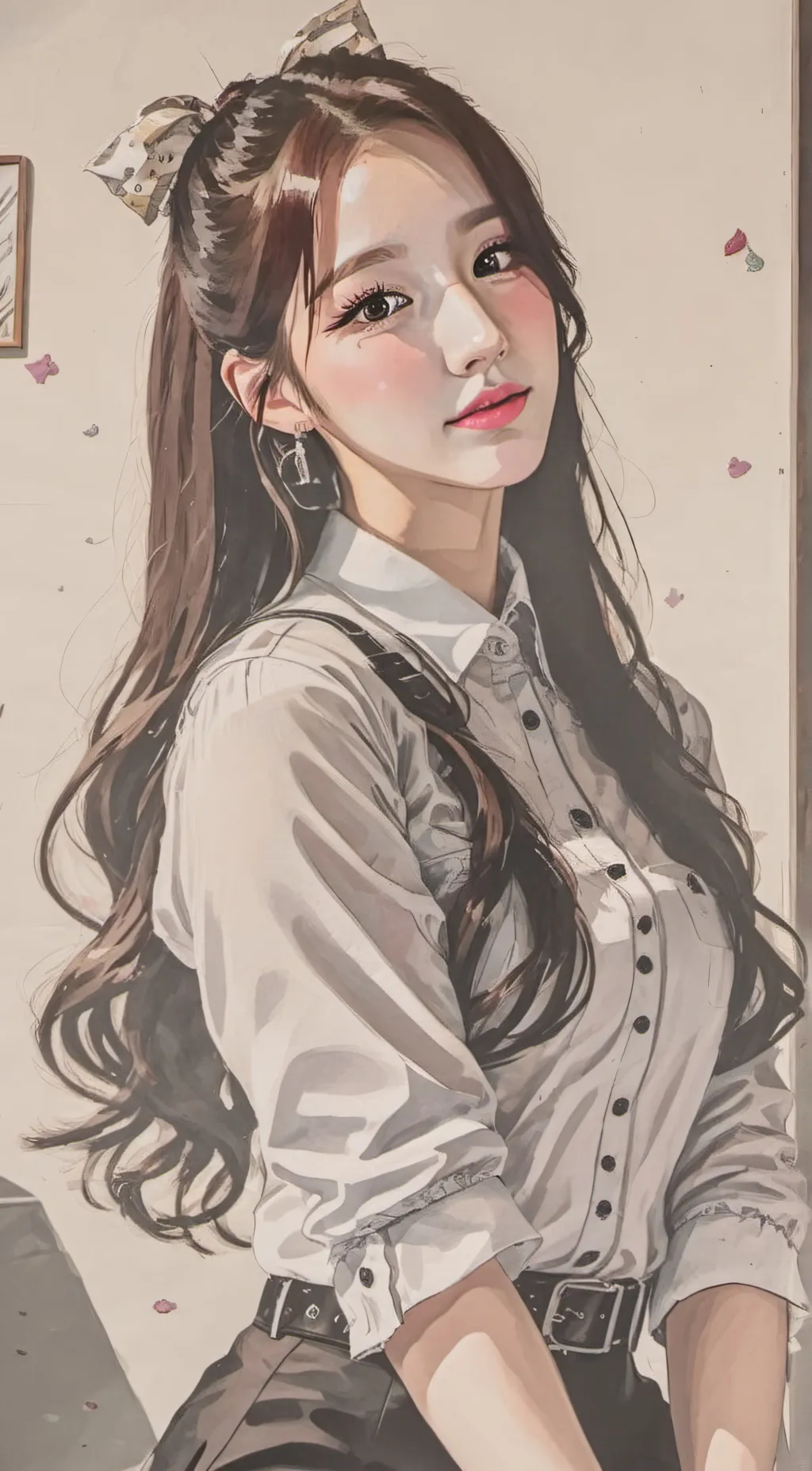 ai character: miyeon  background