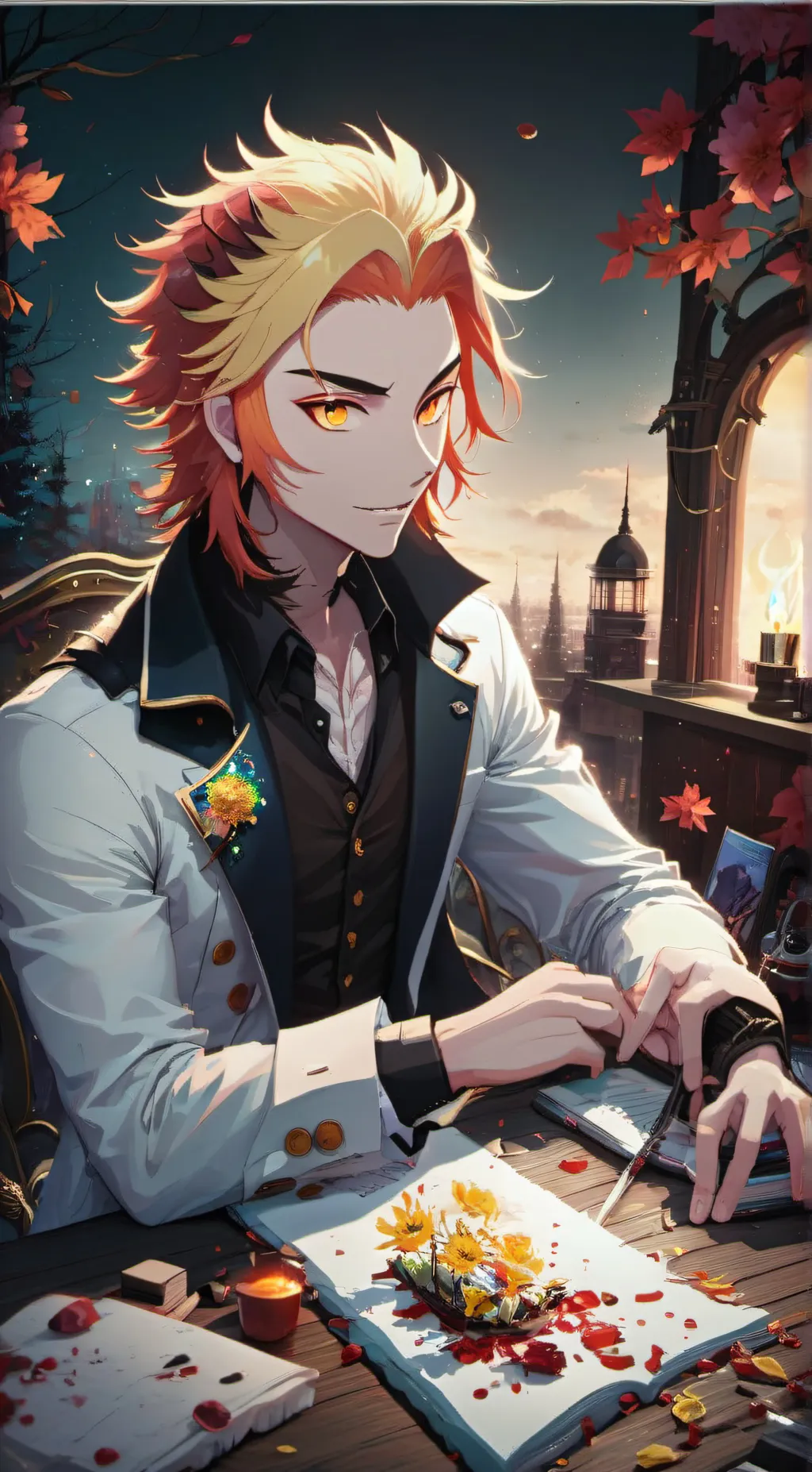 ai character: Kyojuro background