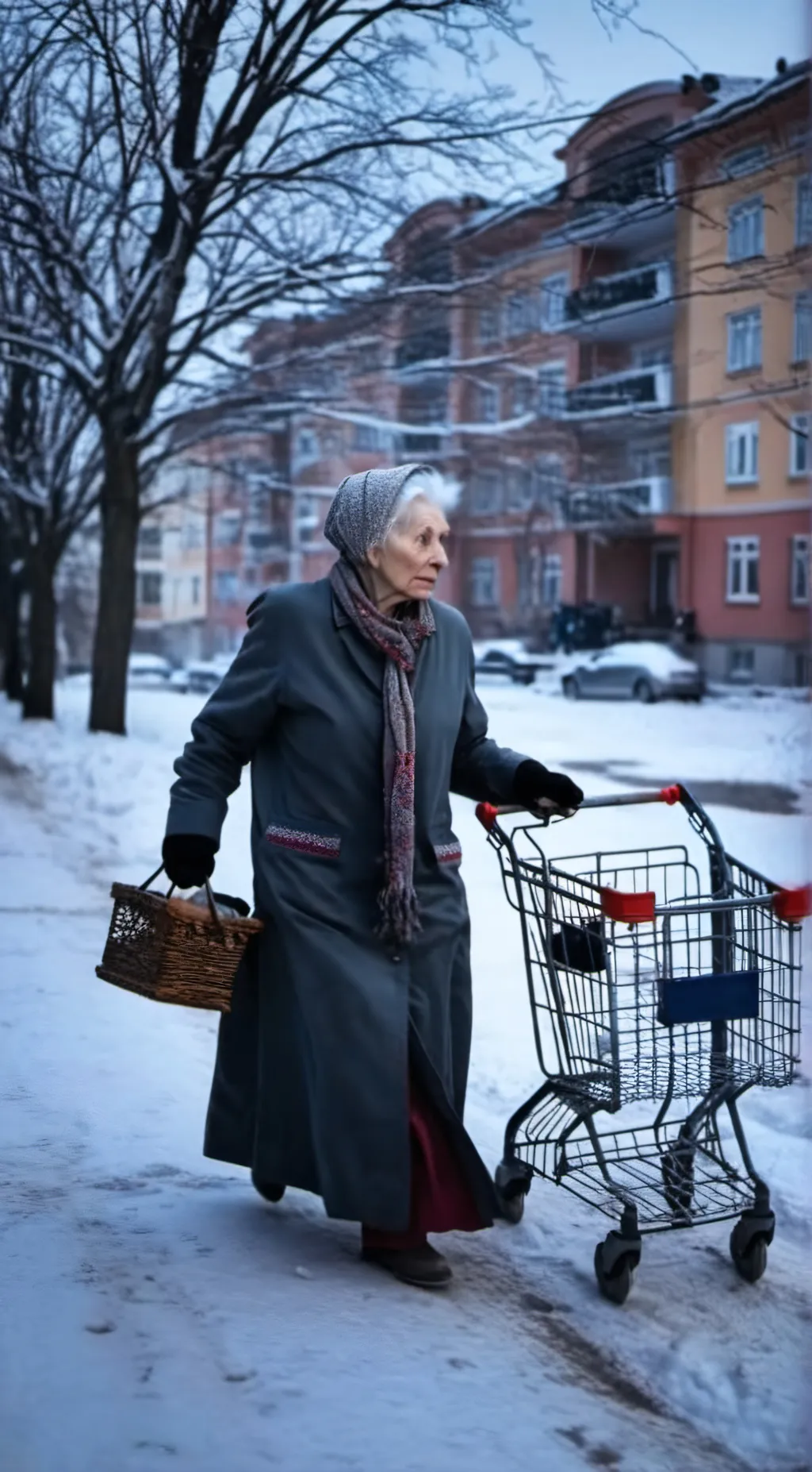 ai character: (rus) Neighborhood background