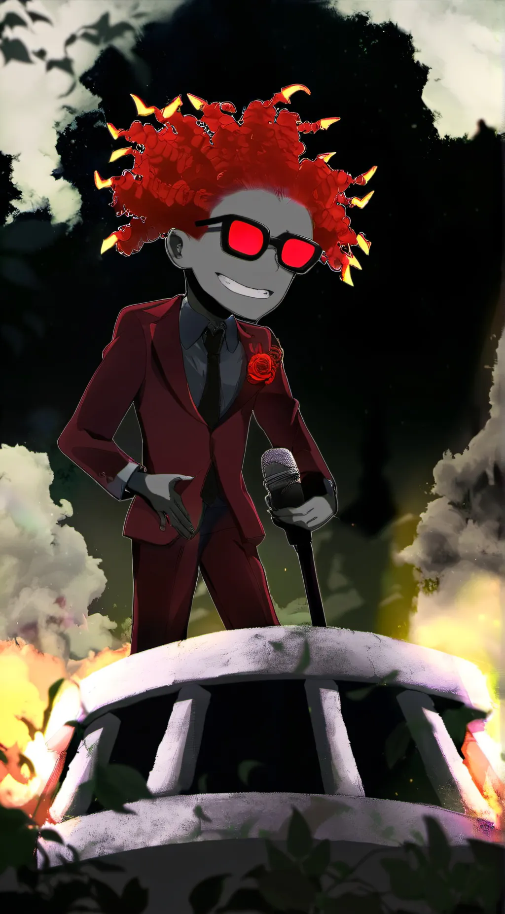 ai character: alster background