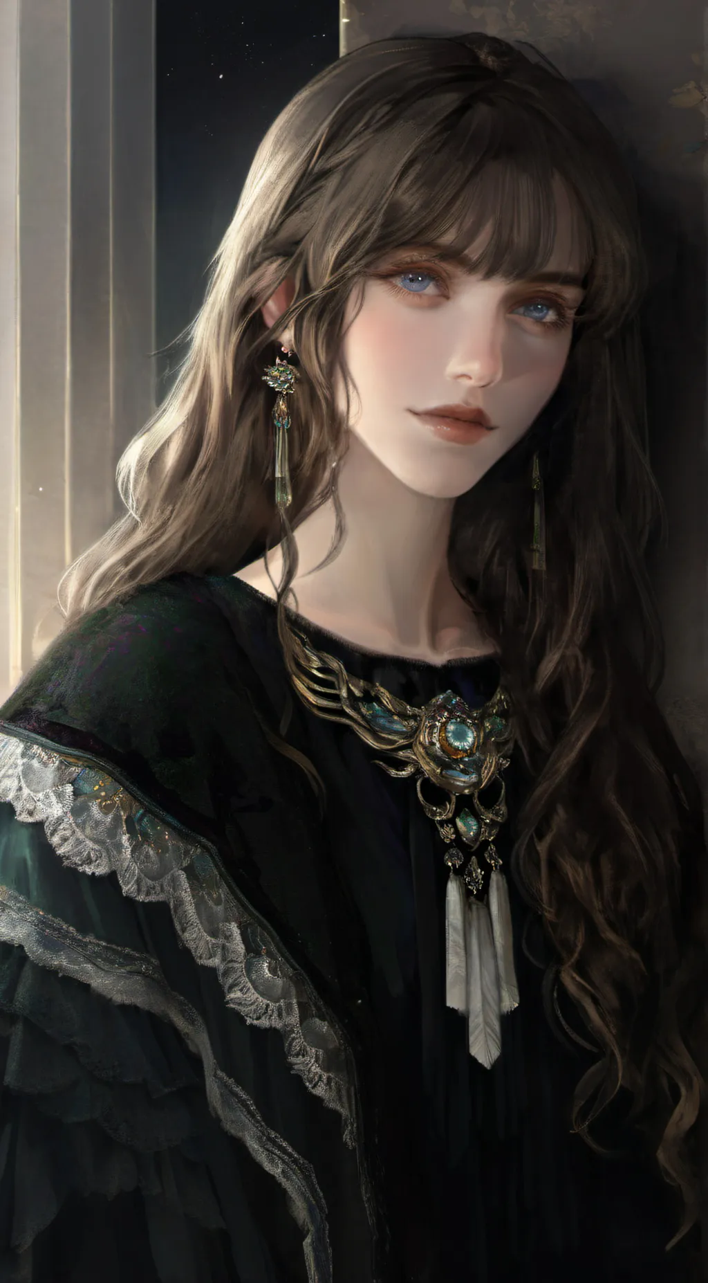 ai character: Athena  background