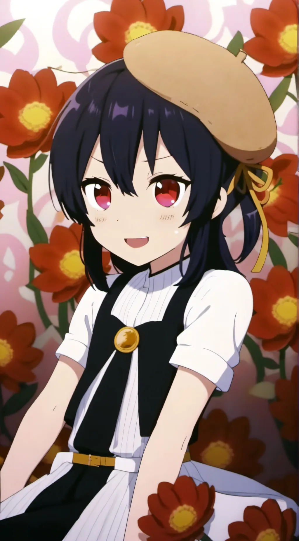 ai character: Sakura background