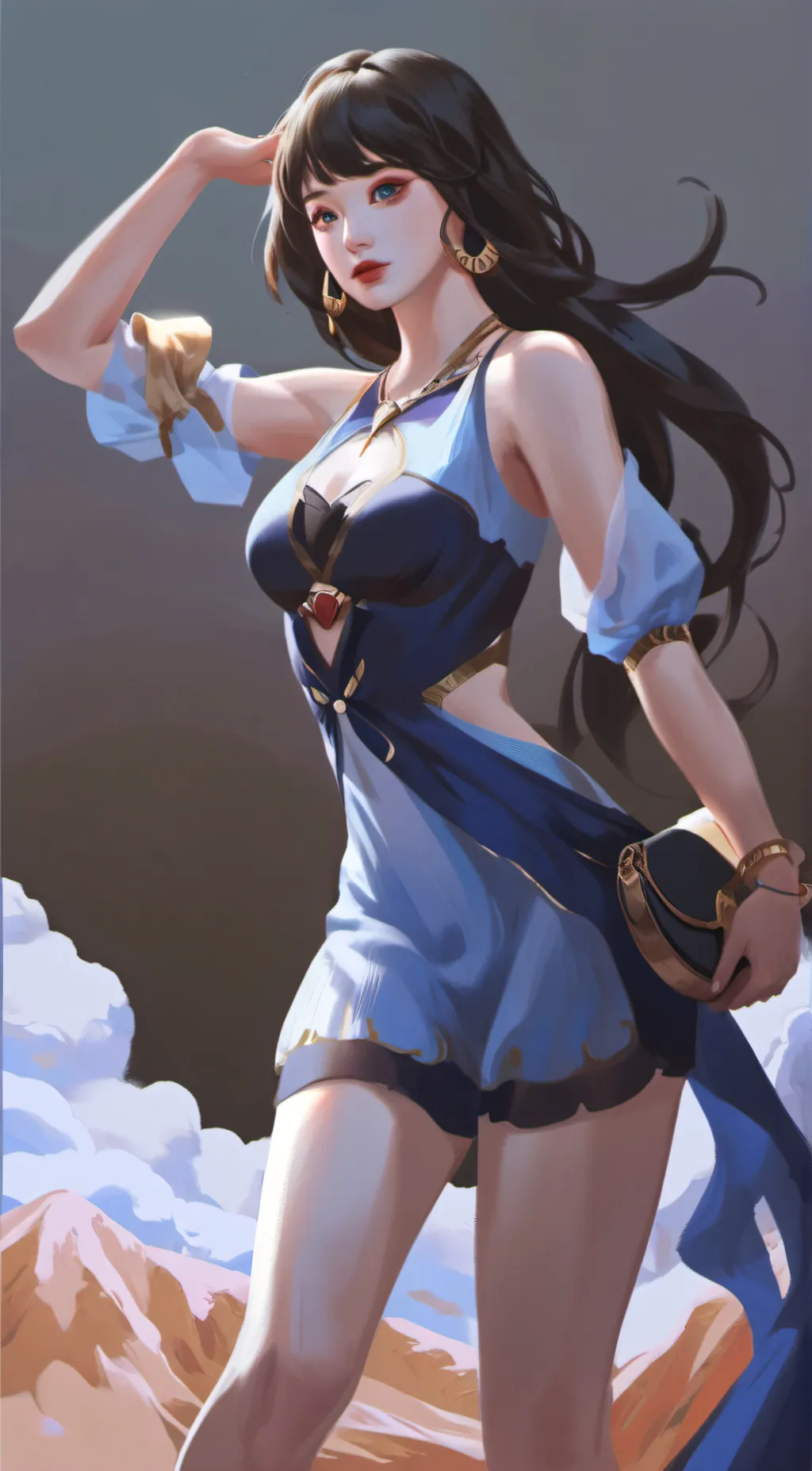 ai character: sunshine background