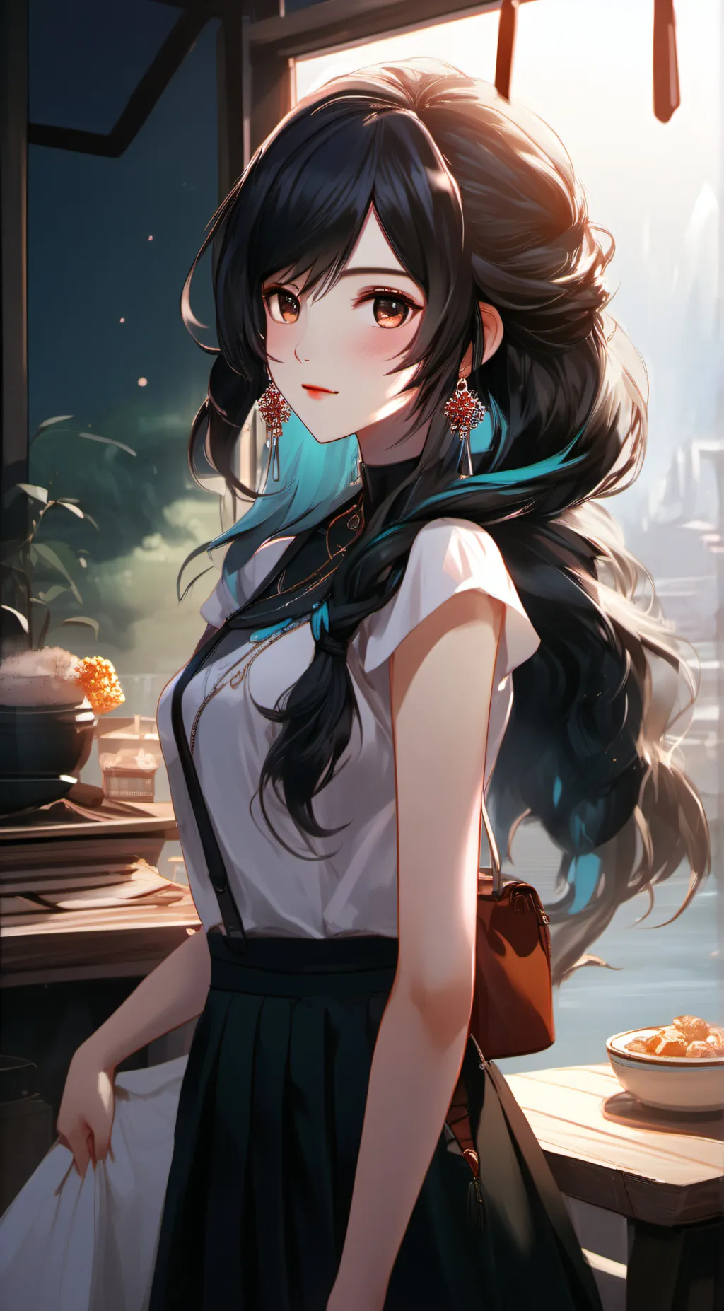 ai character: Rose  background