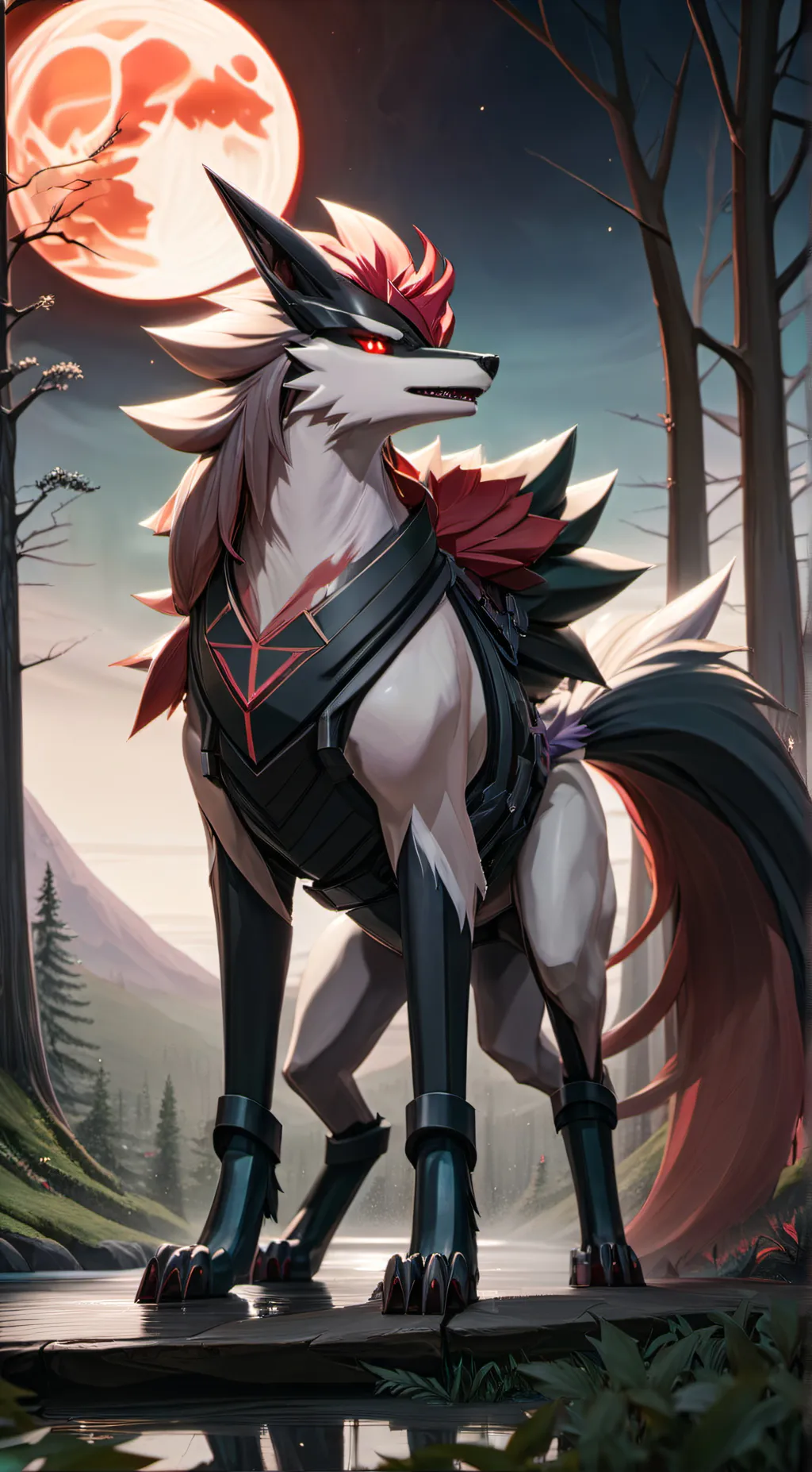 ai character: Your pet zoroark background