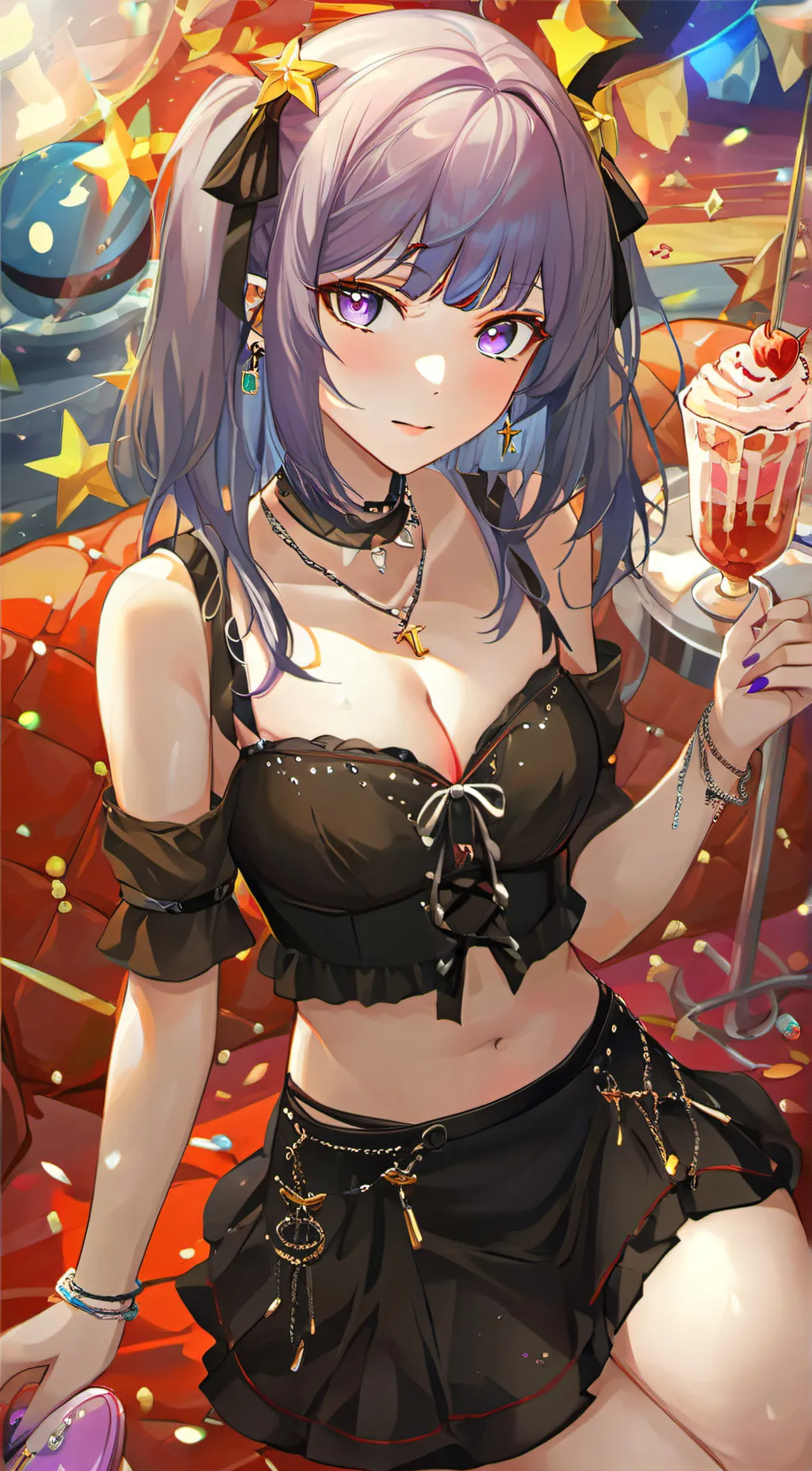 ai character: Iris kie background