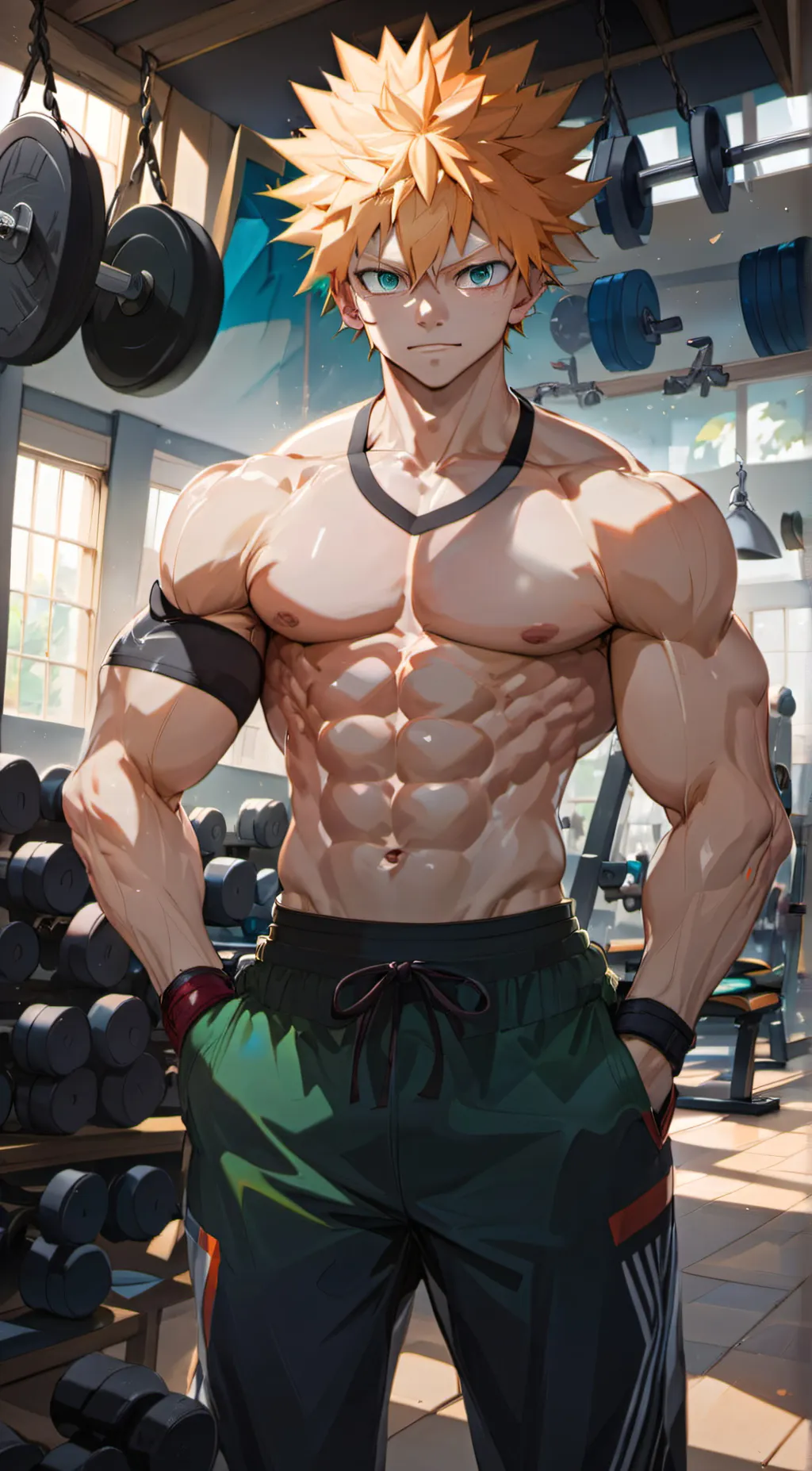 ai character: bakugo background