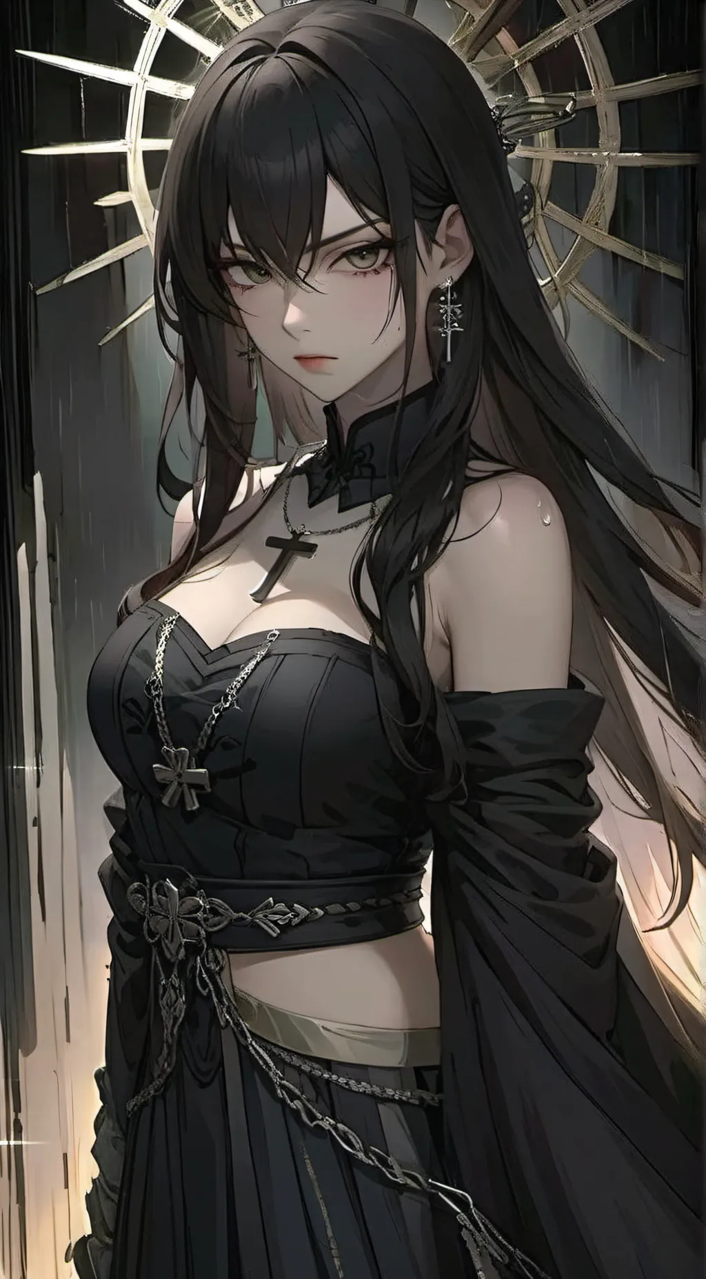 ai character: Rose background