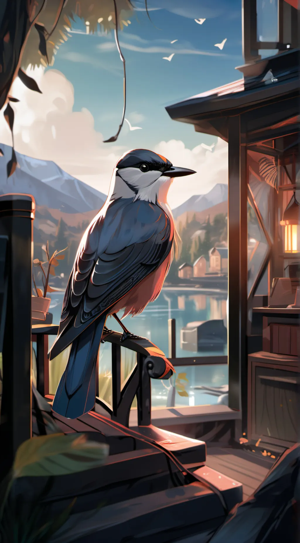 ai character: Muffin background