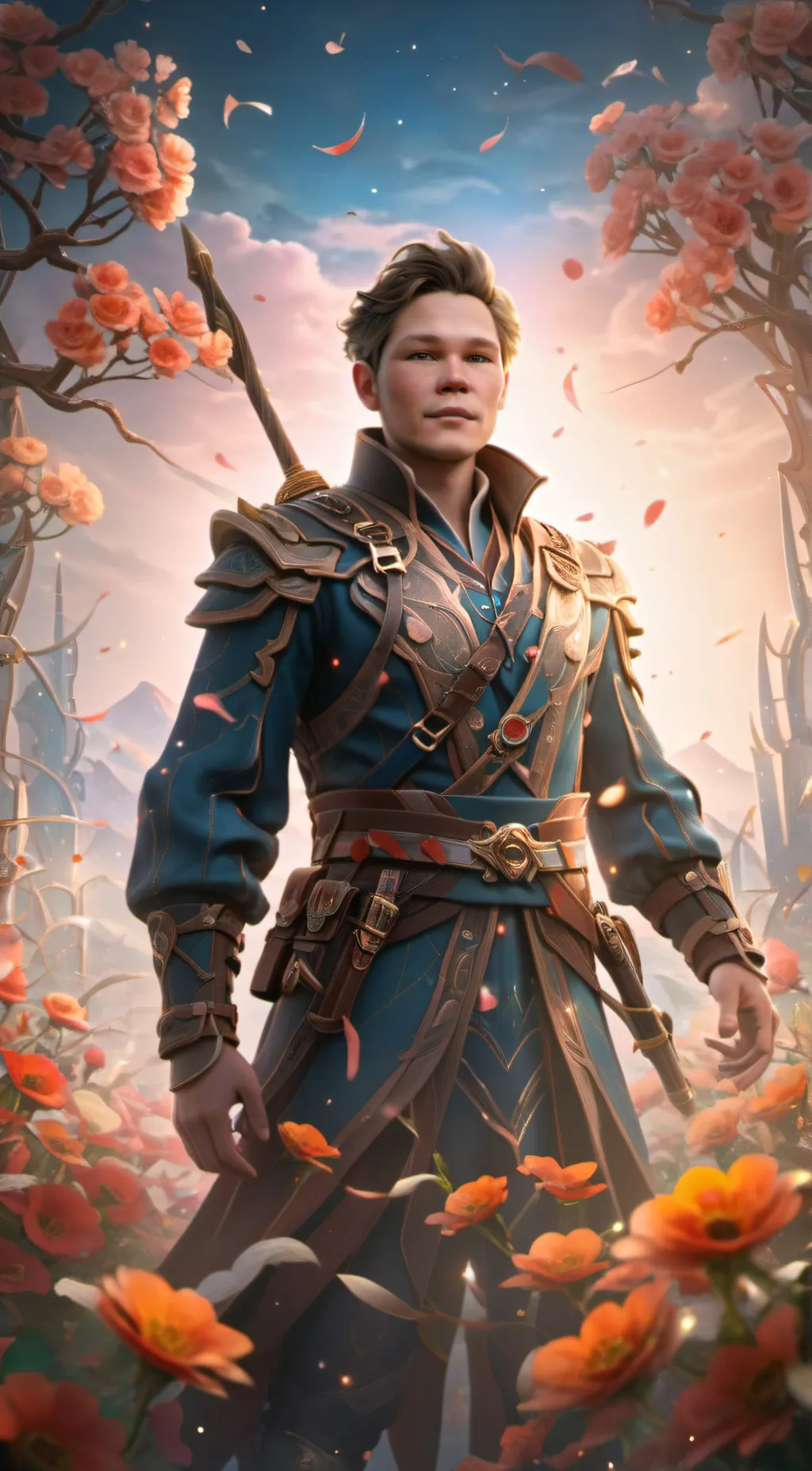 ai character: Cloud background