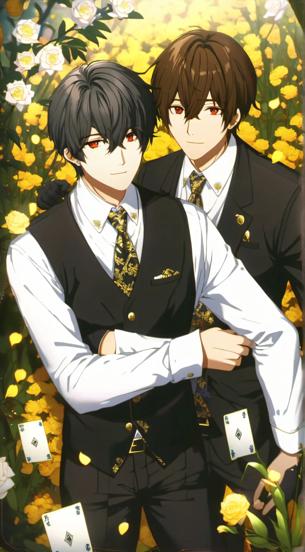 ai character: boy's & boss  background