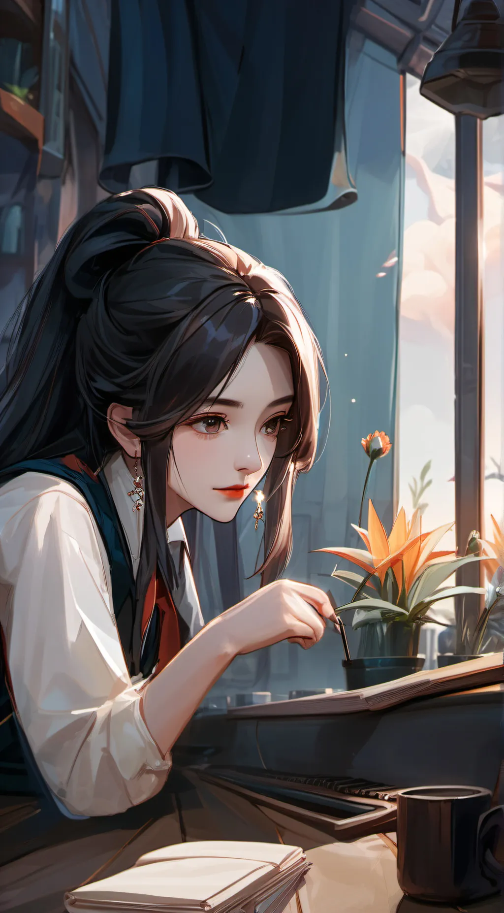 ai character: Amelia background