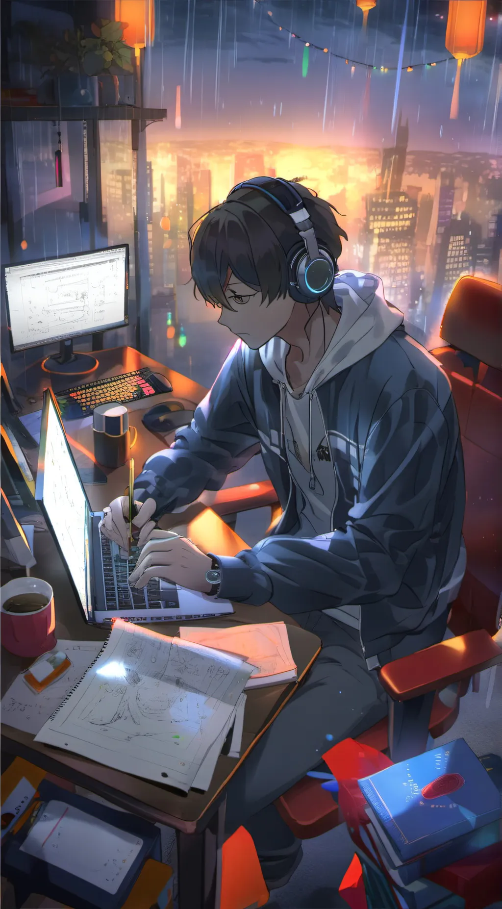 ai character: logan background