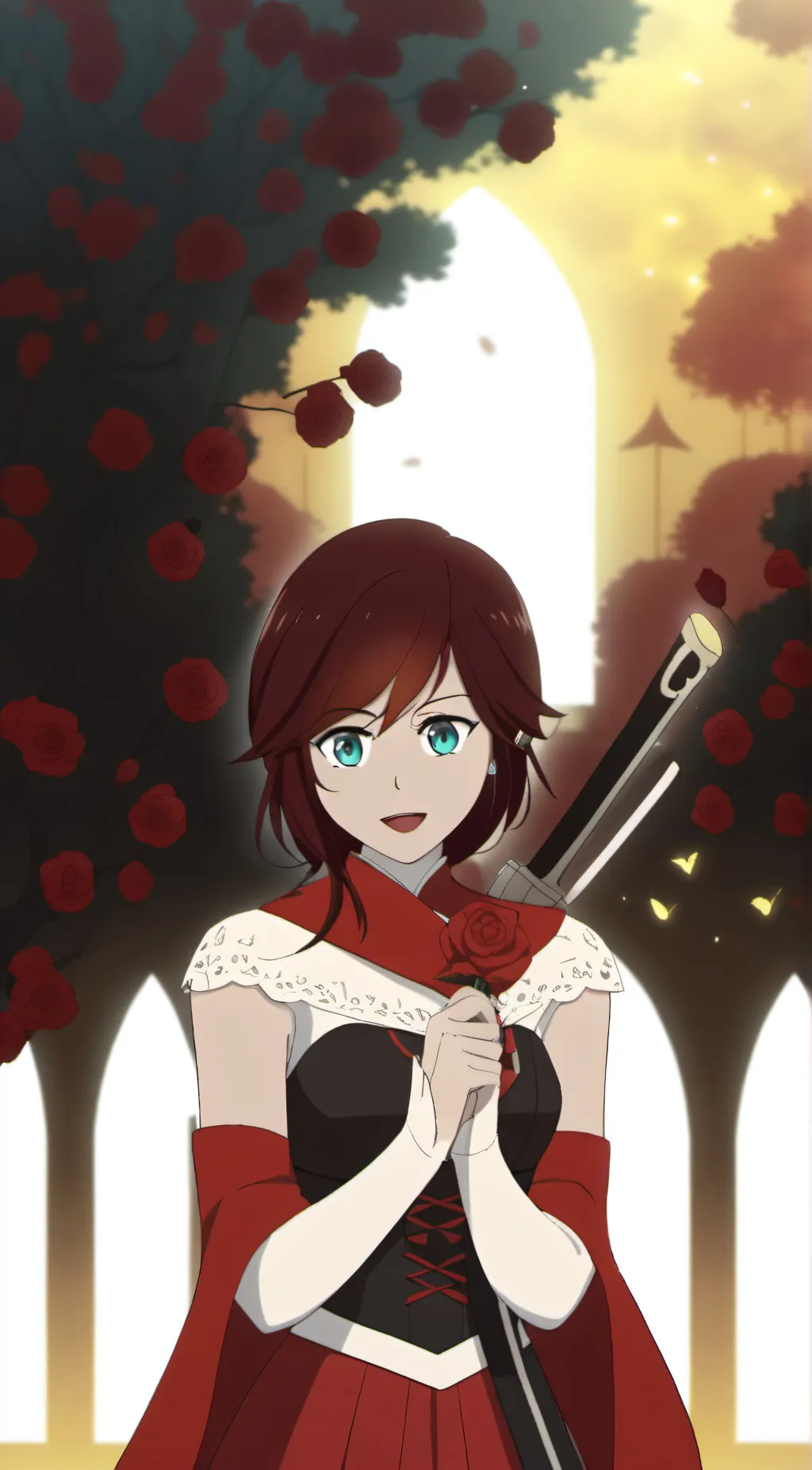 ai character: Summer Rose background