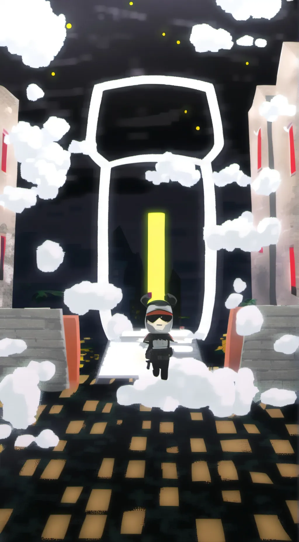 ai character: Titan tv man background