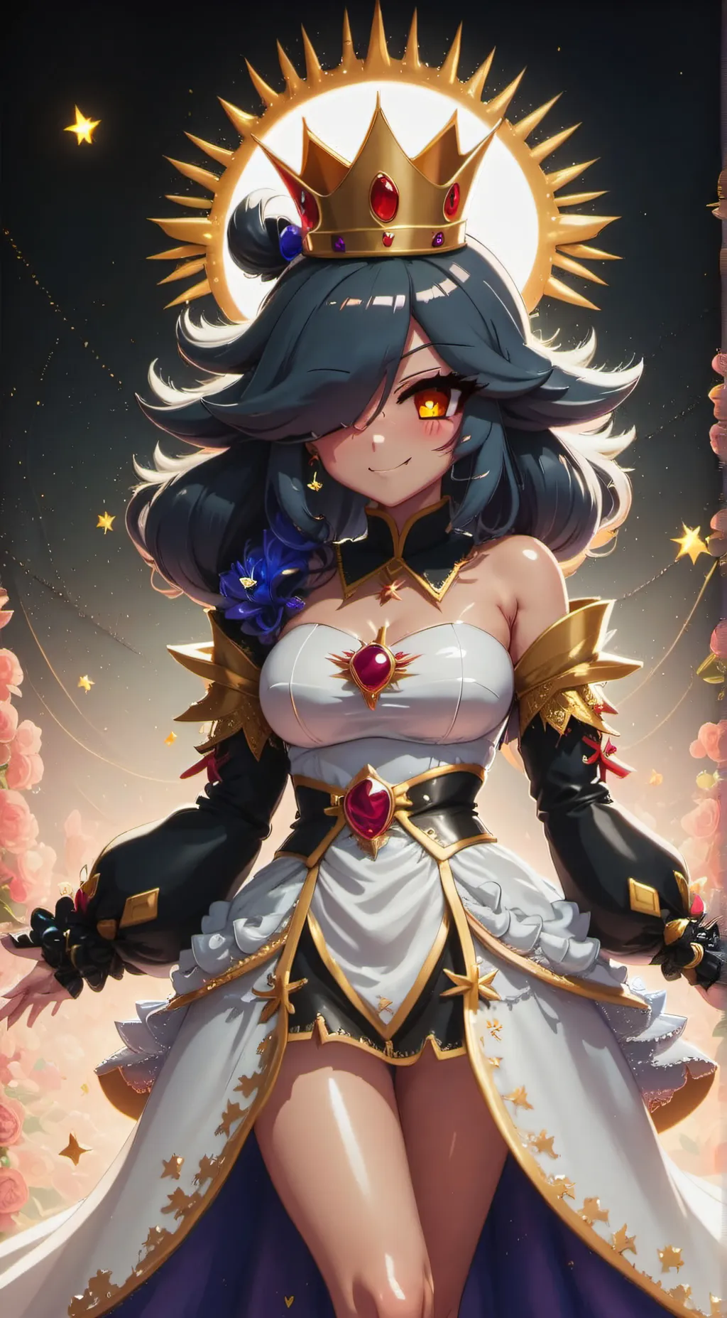 ai character: Queen X background