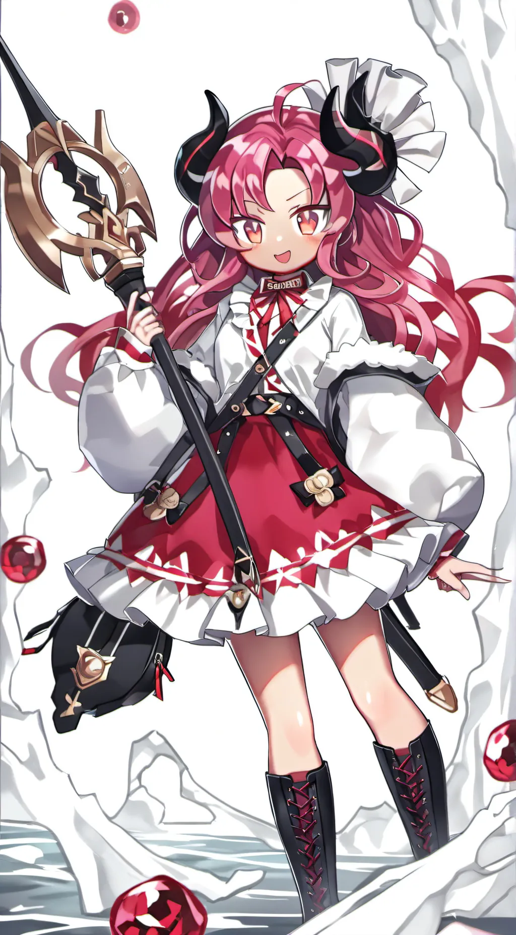 ai character: Raspberry Cookie background