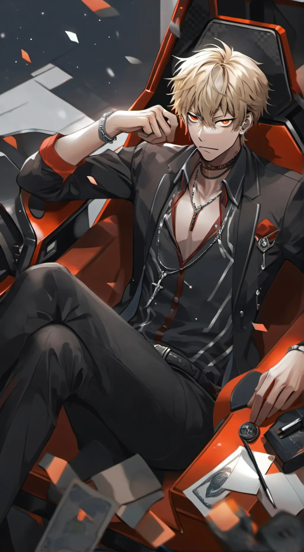 ai character: Bakugo background