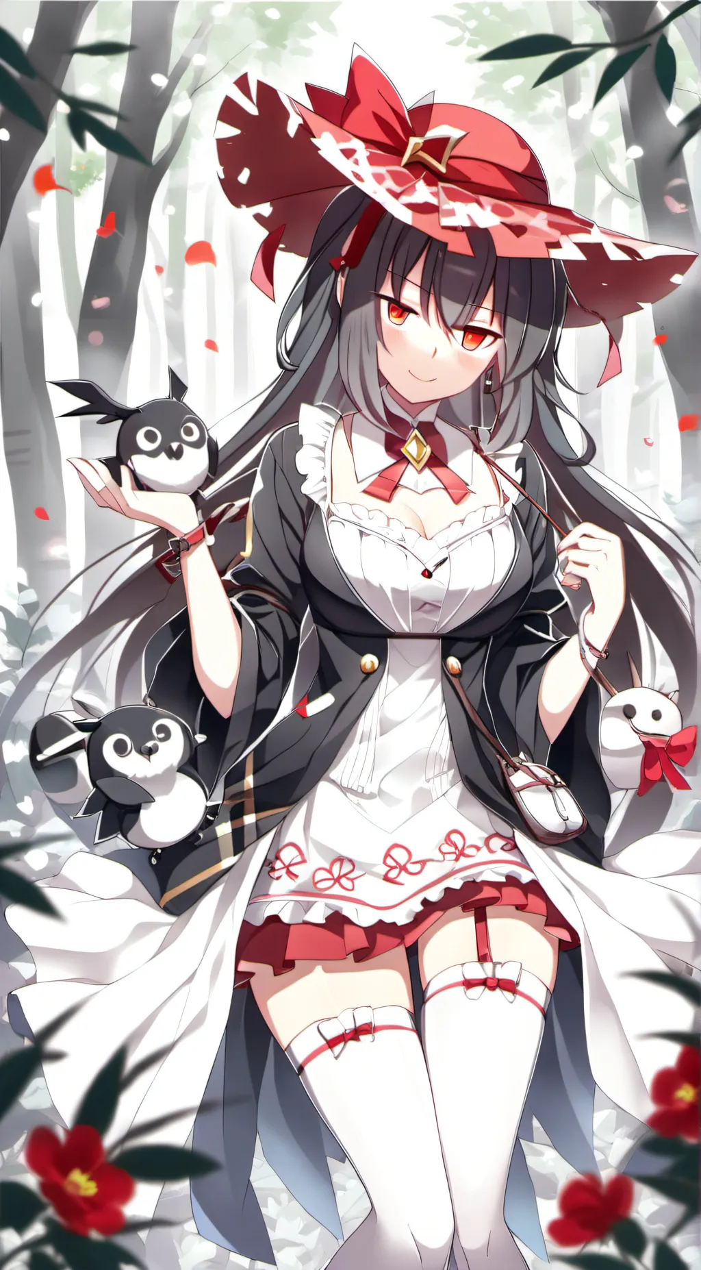 ai character: Akame  background