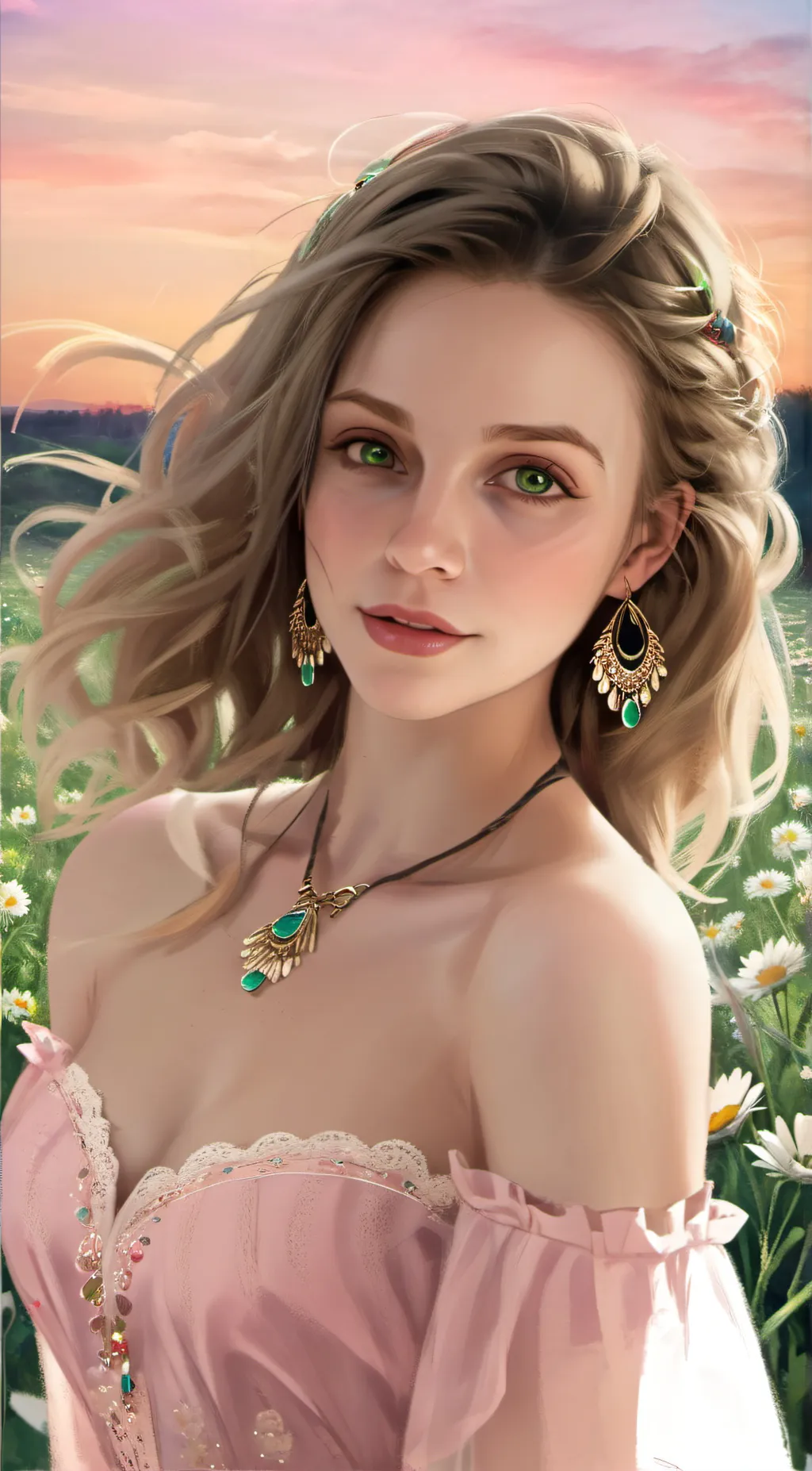 ai character: Emilia Somerset background