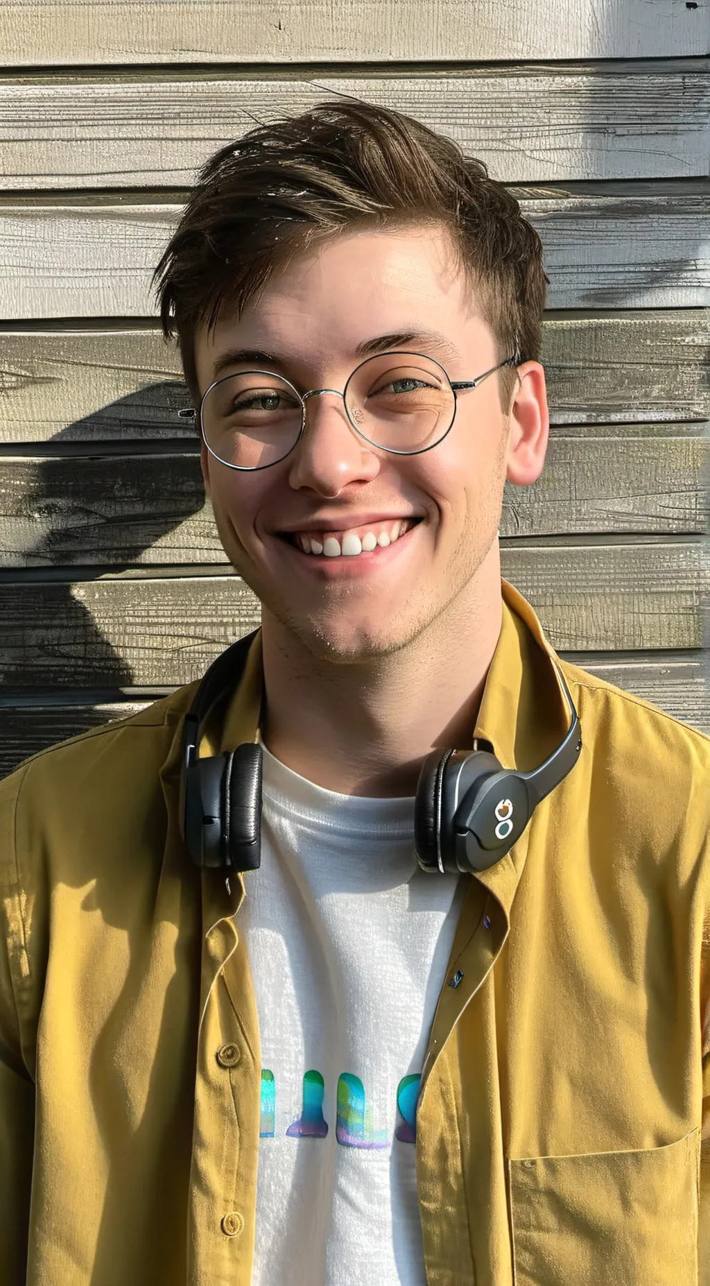 ai character: Thomas Sanders  background