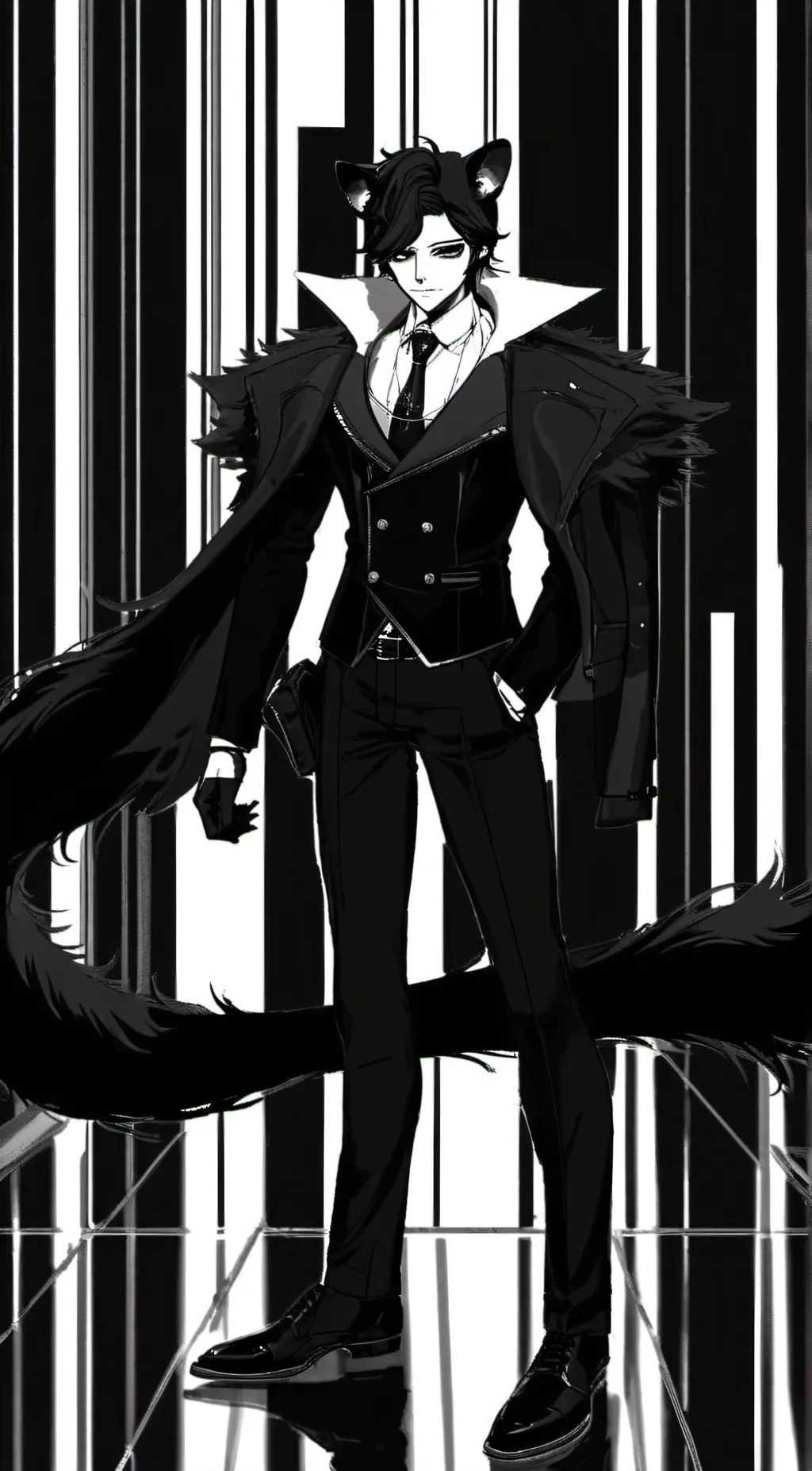 ai character: Puro background