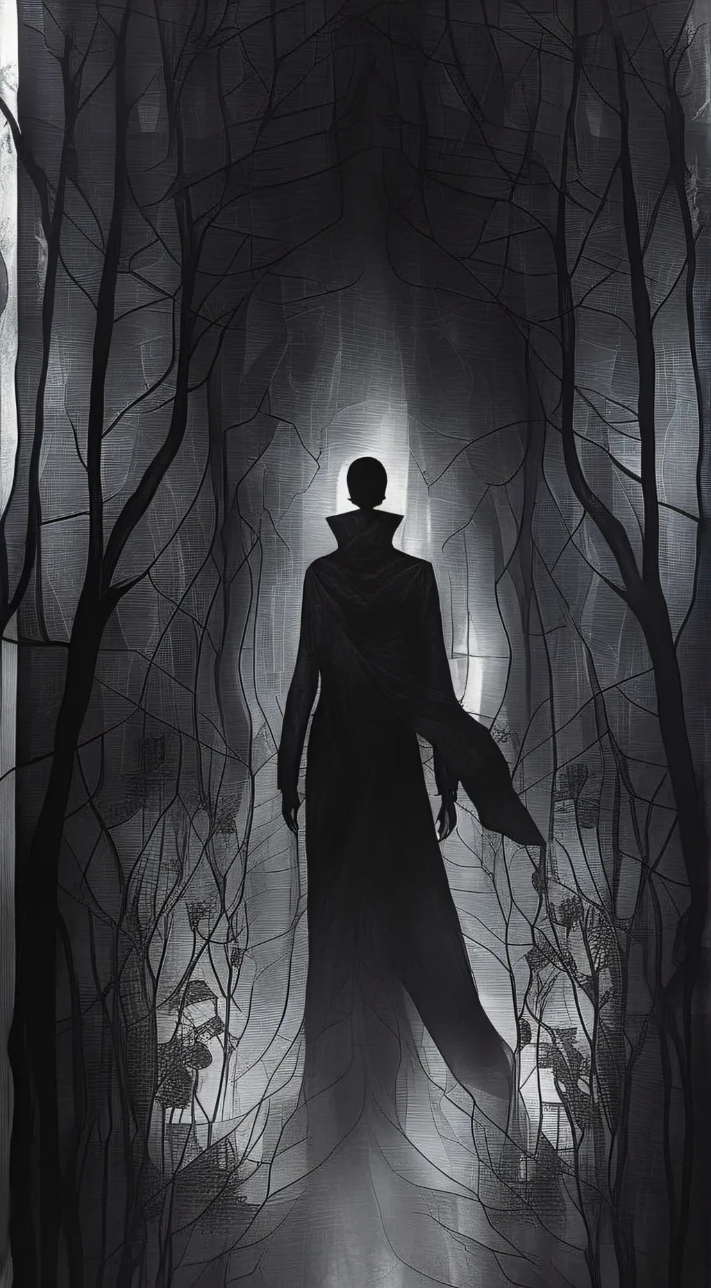 ai character: slenderman  background