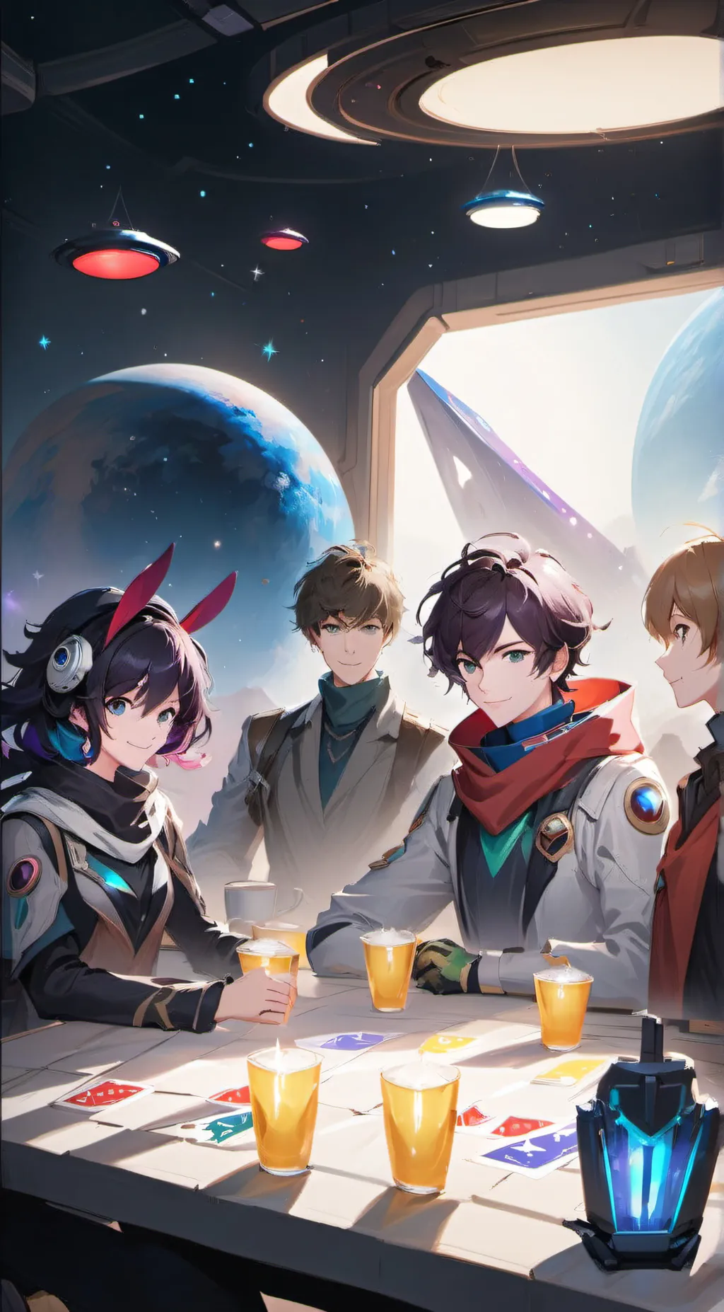 ai character: uno players background