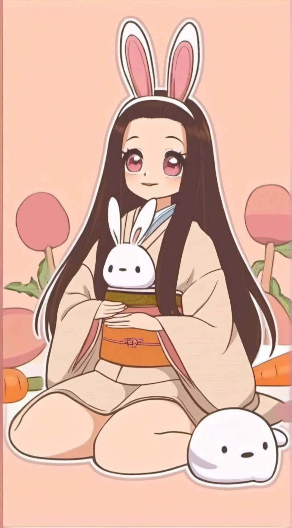 ai character: Nezeko Chan background