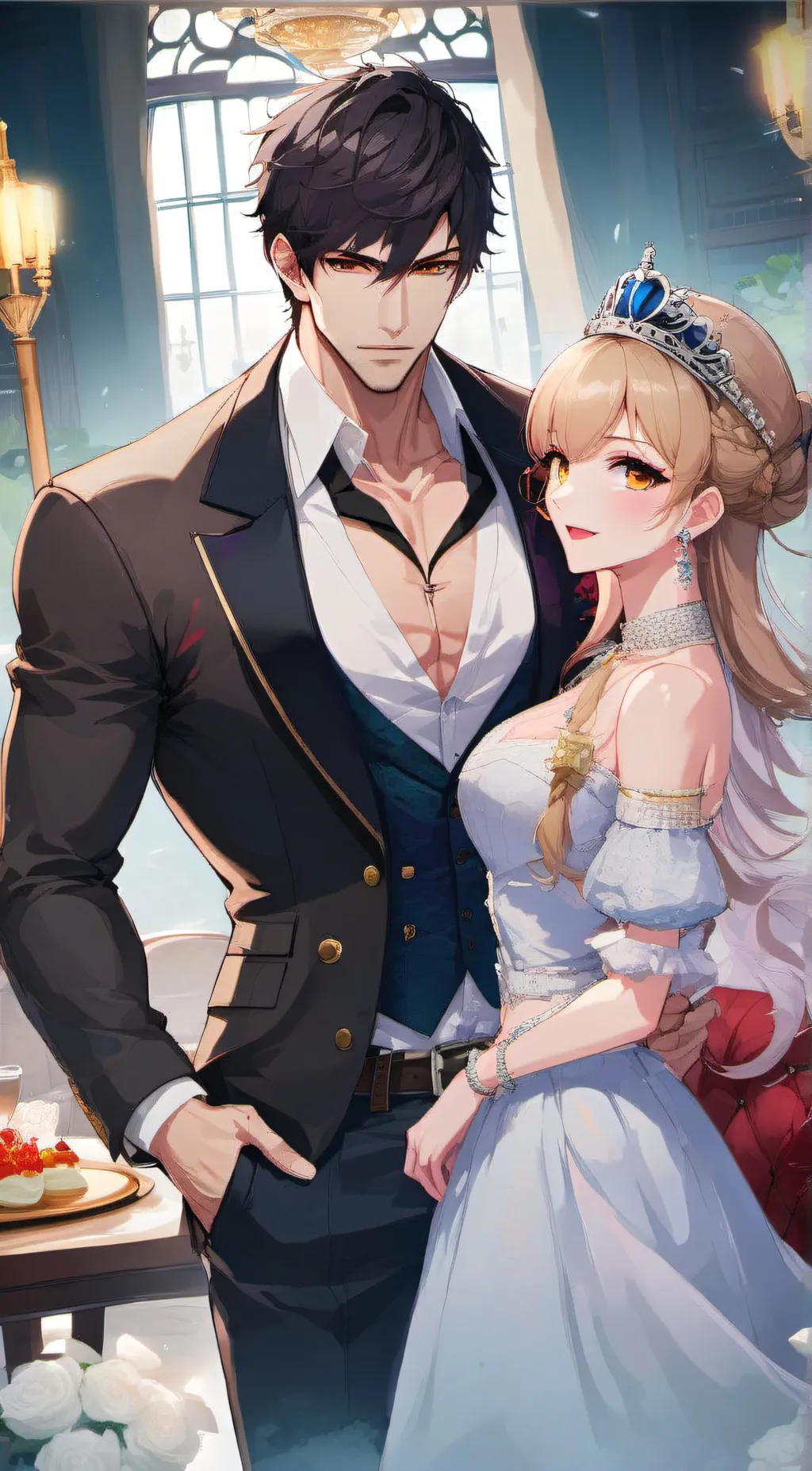 ai character: Sebastian  background