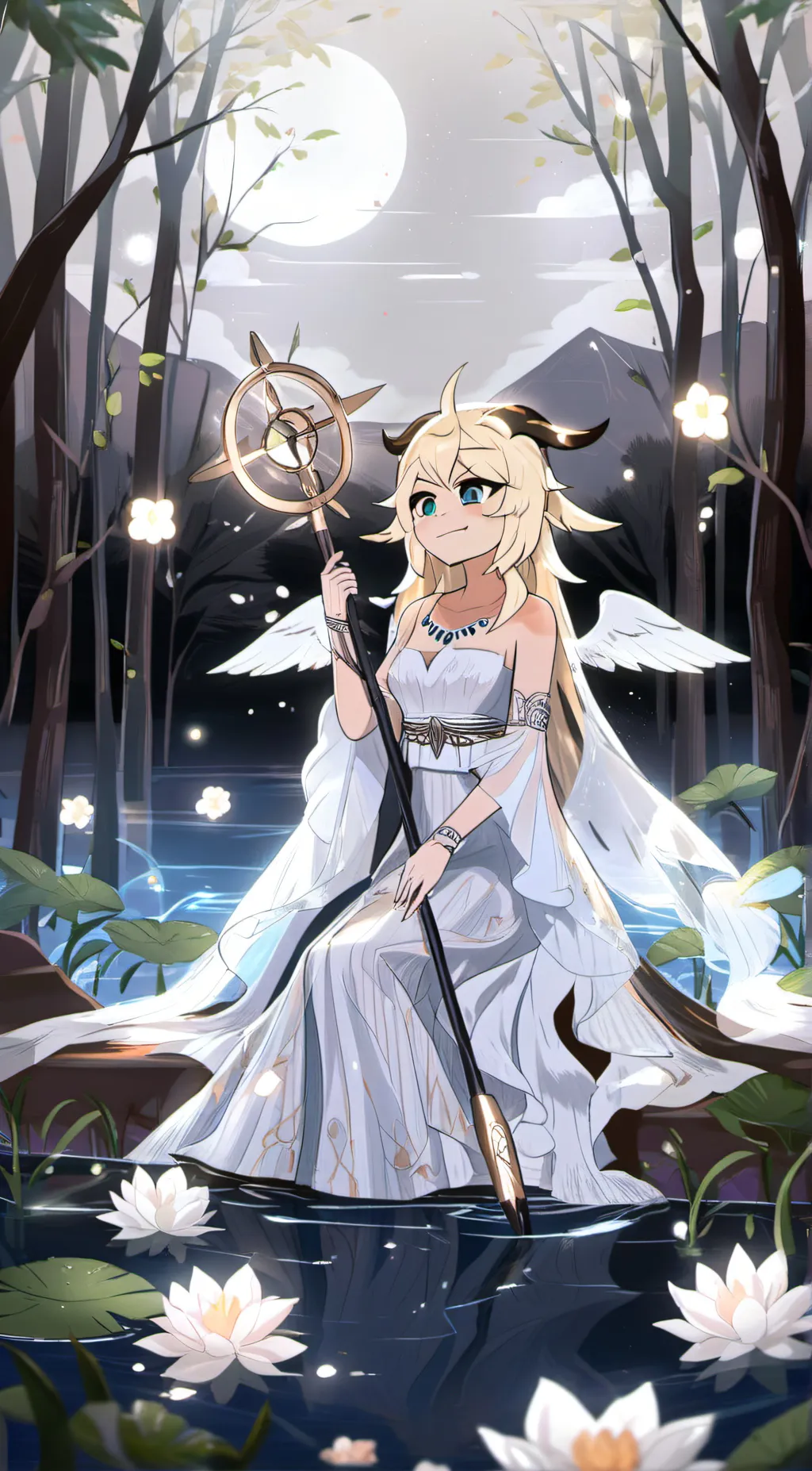 ai character: Cupid background