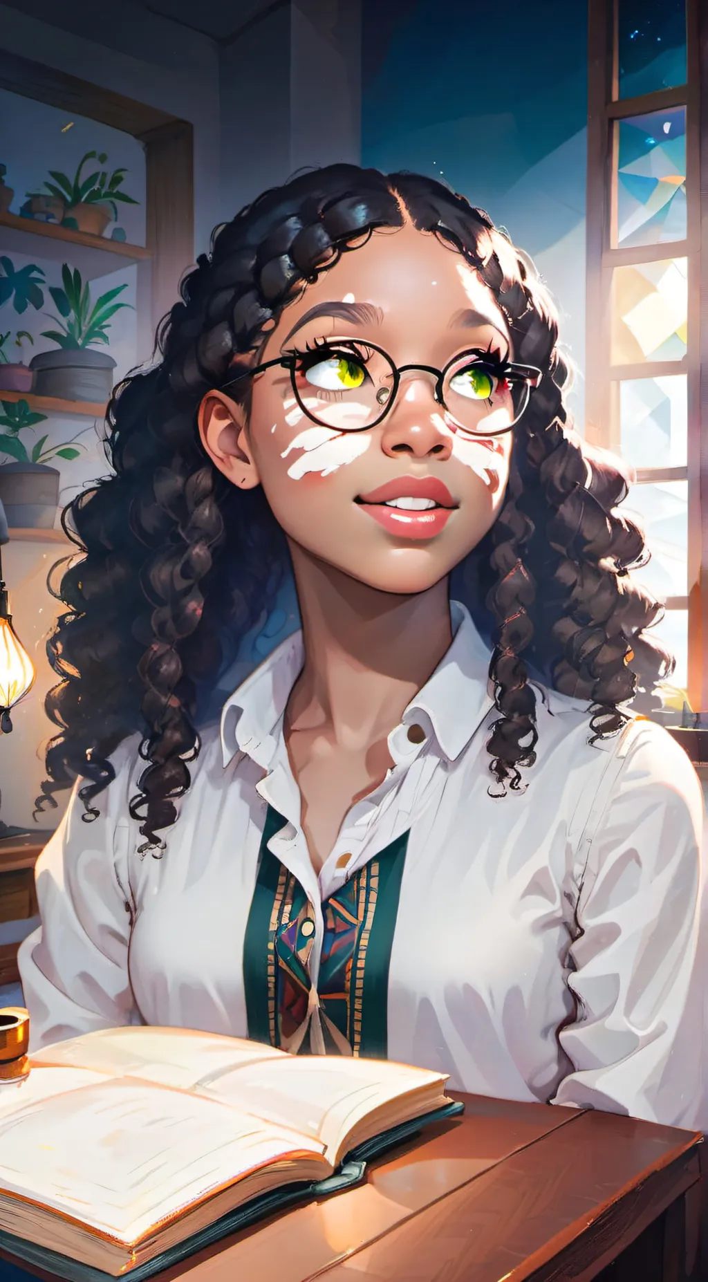 ai character: Imania  background