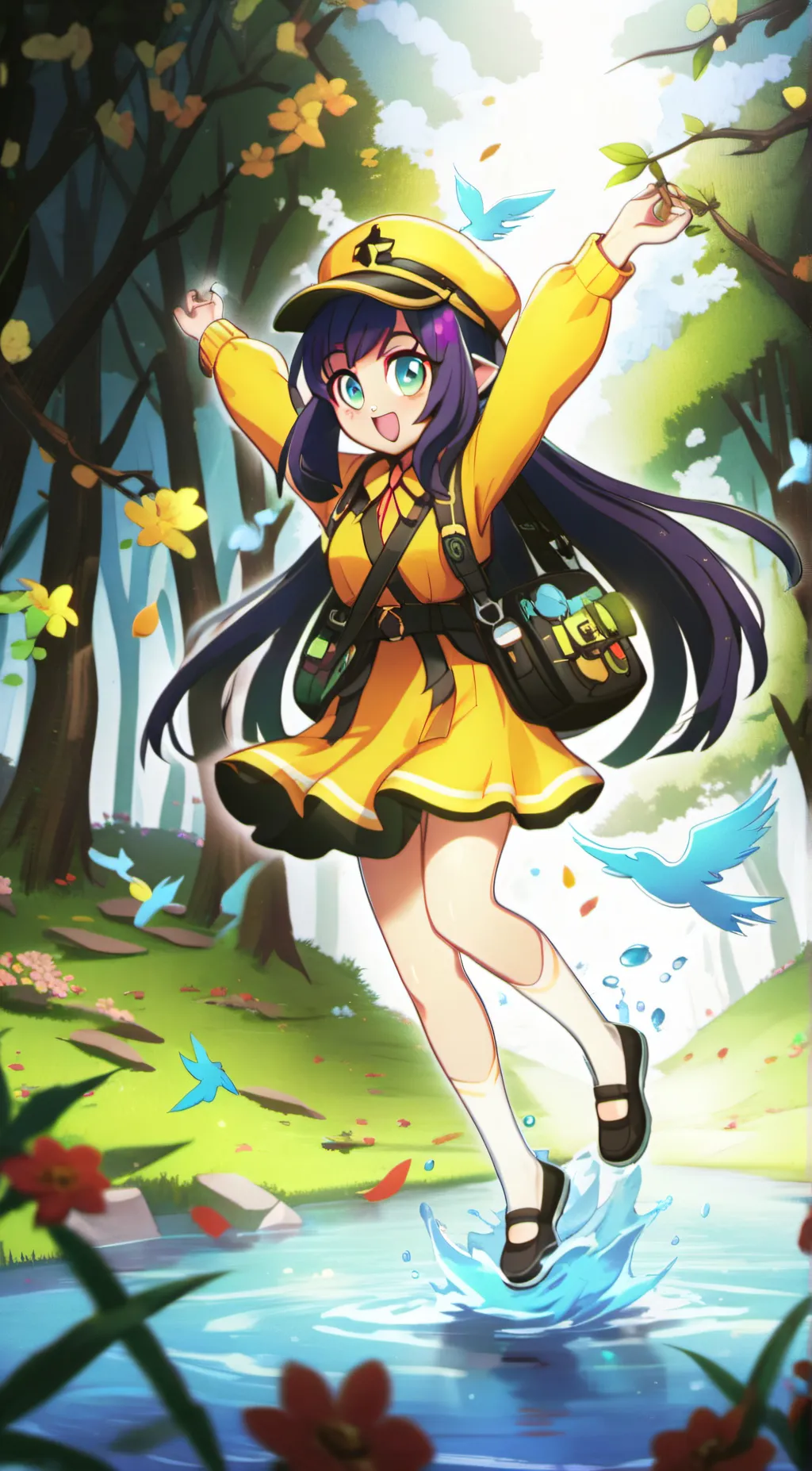 ai character: Aphmau crew background