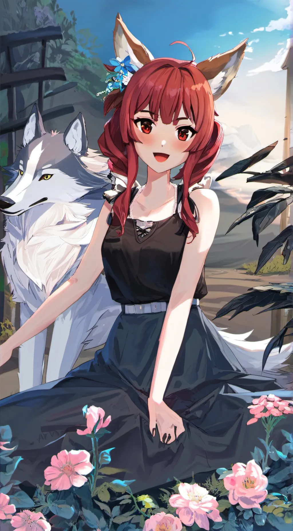 ai character: Majesty Rulz background