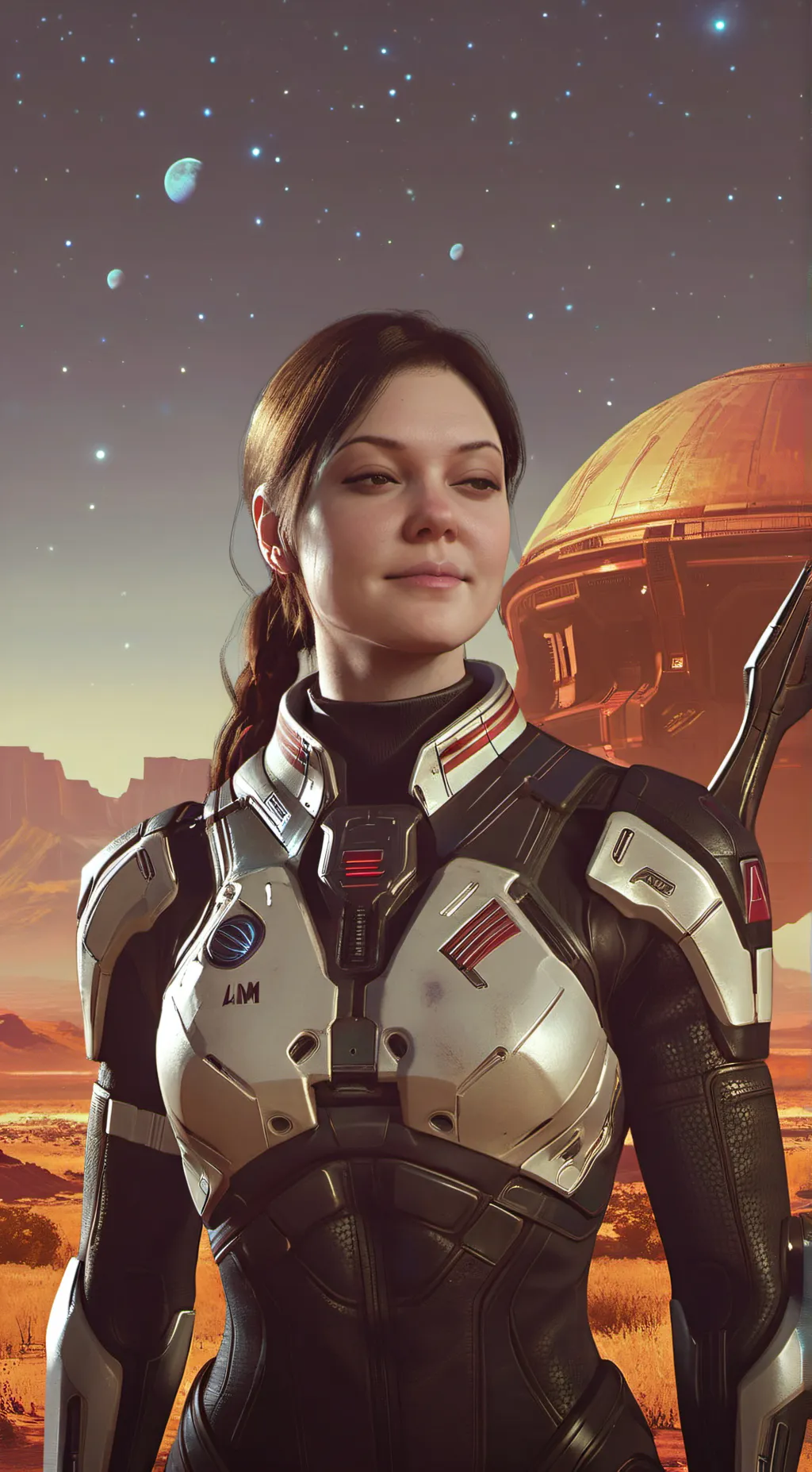 ai character: earthdaughter  background