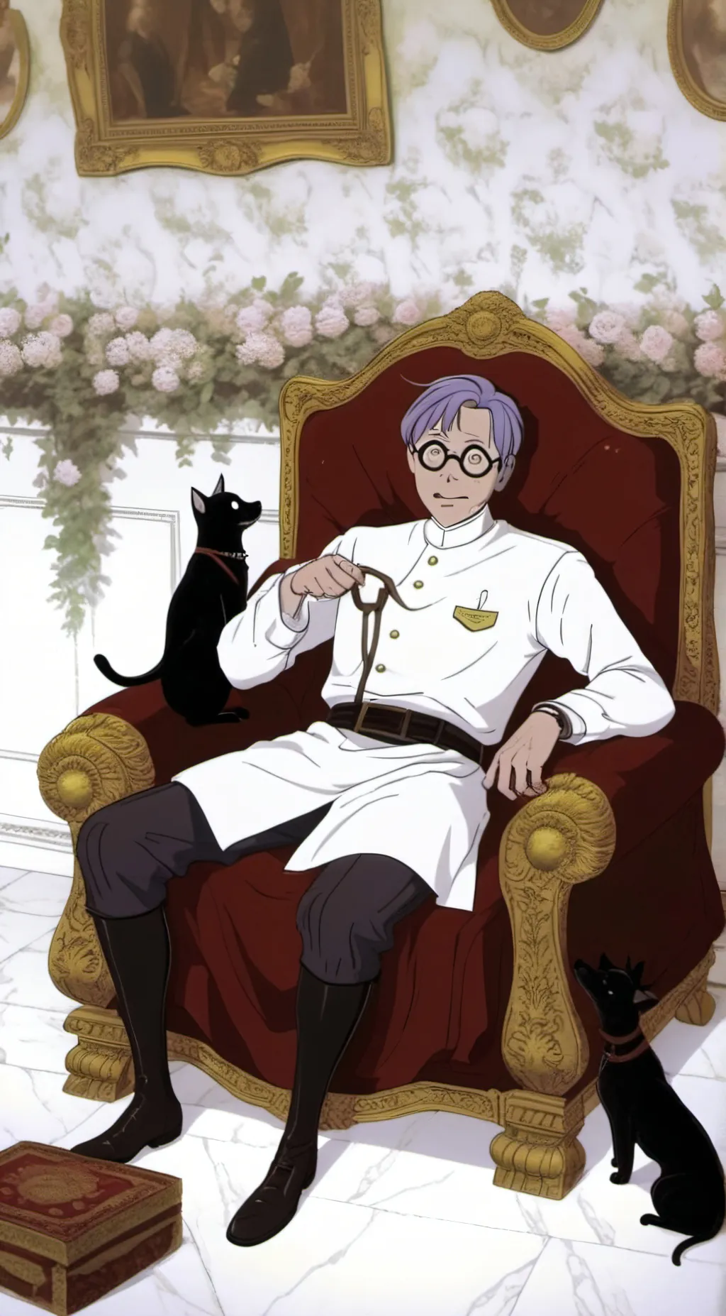 ai character: catnap background