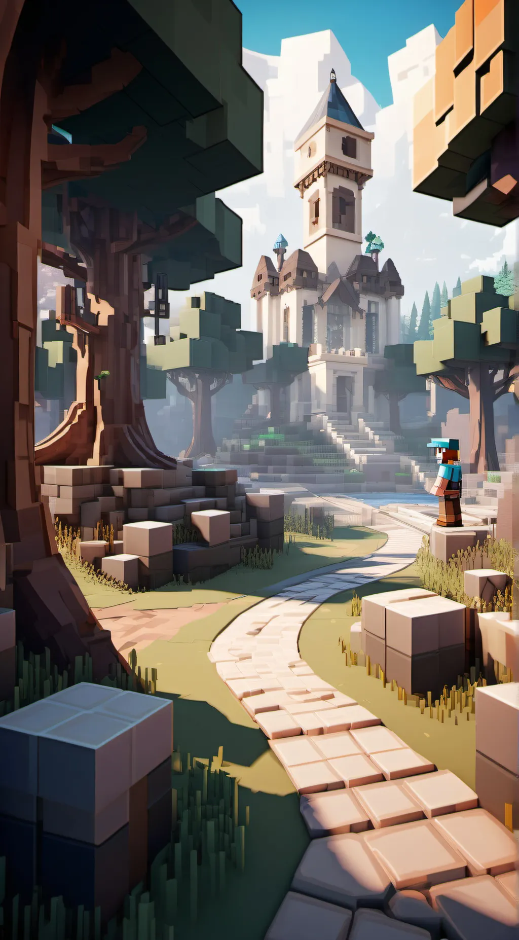 ai character: Steve background