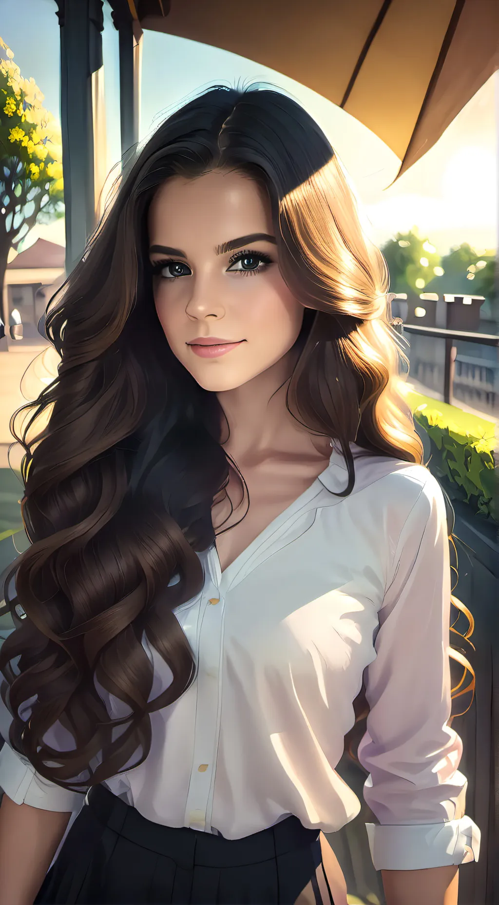 ai character: Estefania background