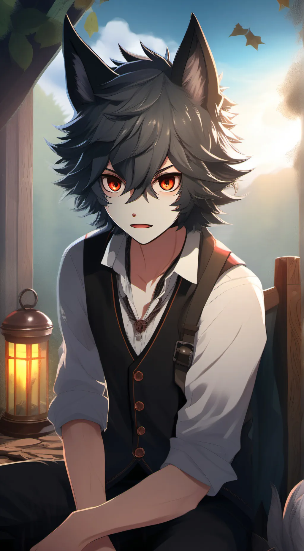 ai character: alexander background