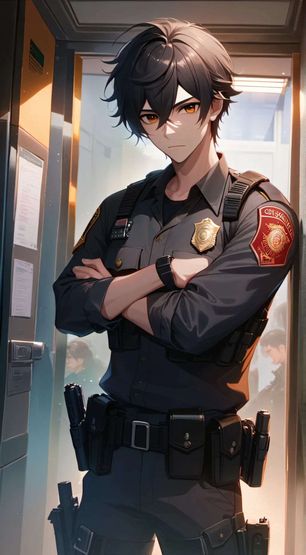 ai character: Luke  background