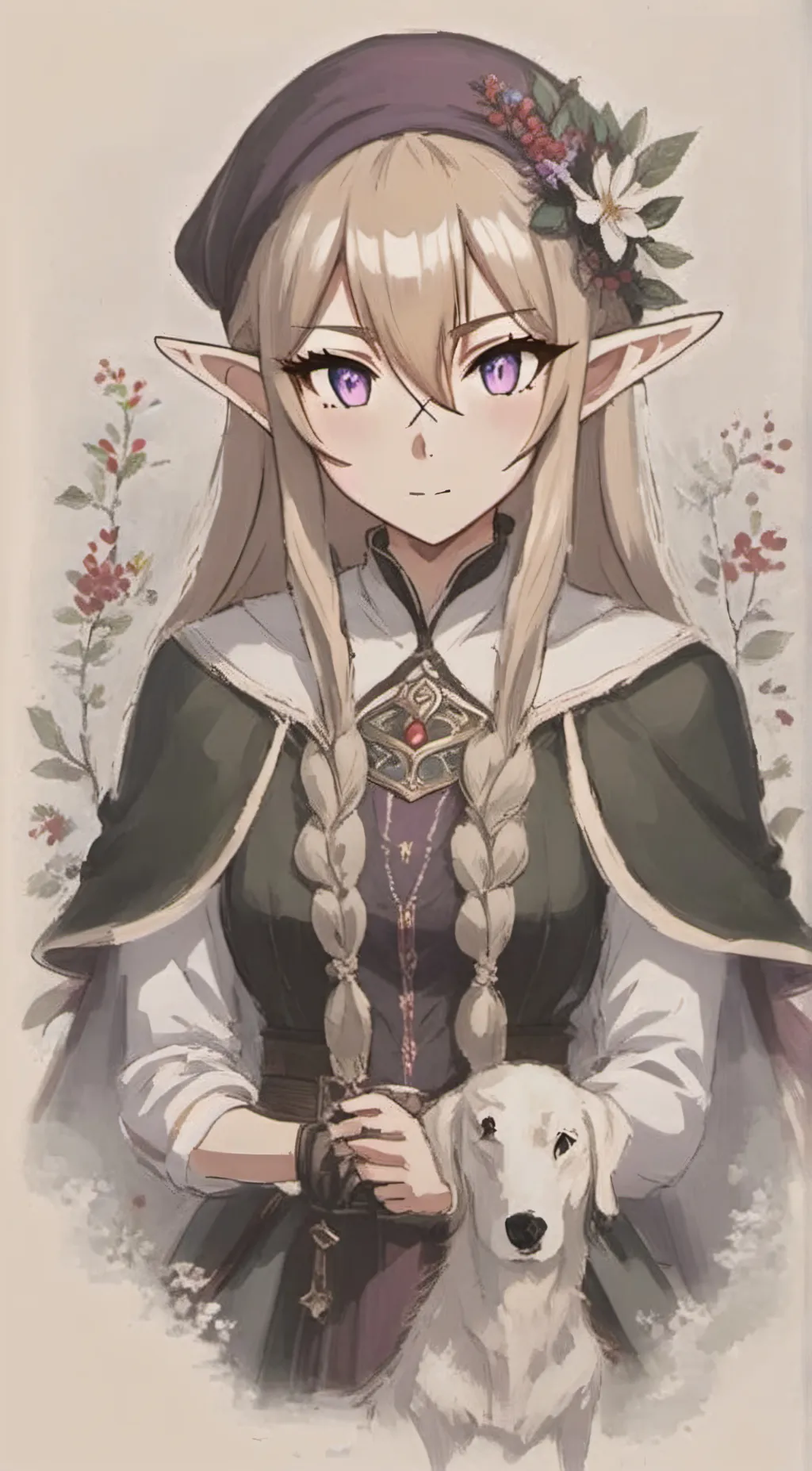 ai character: silky  background