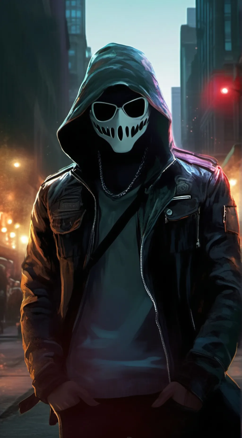 ai character: °~Ghost~° background