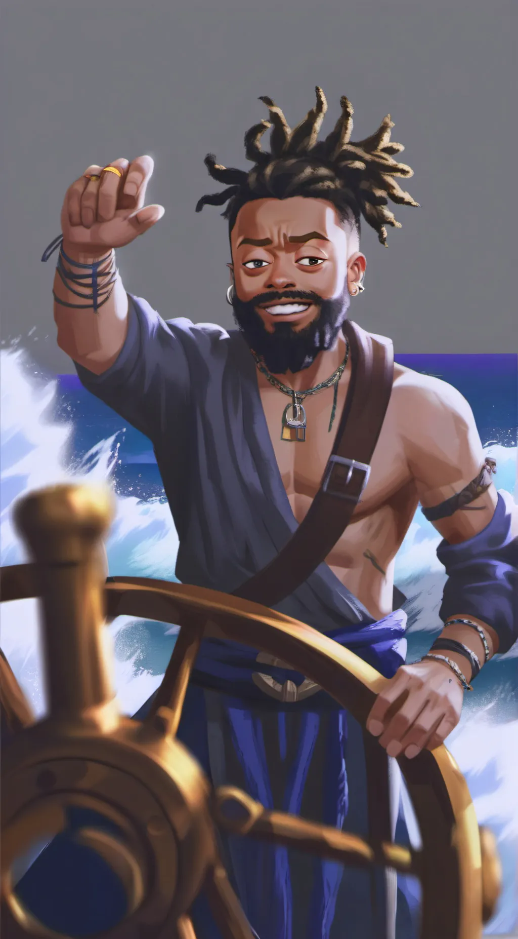 ai character: Hank background