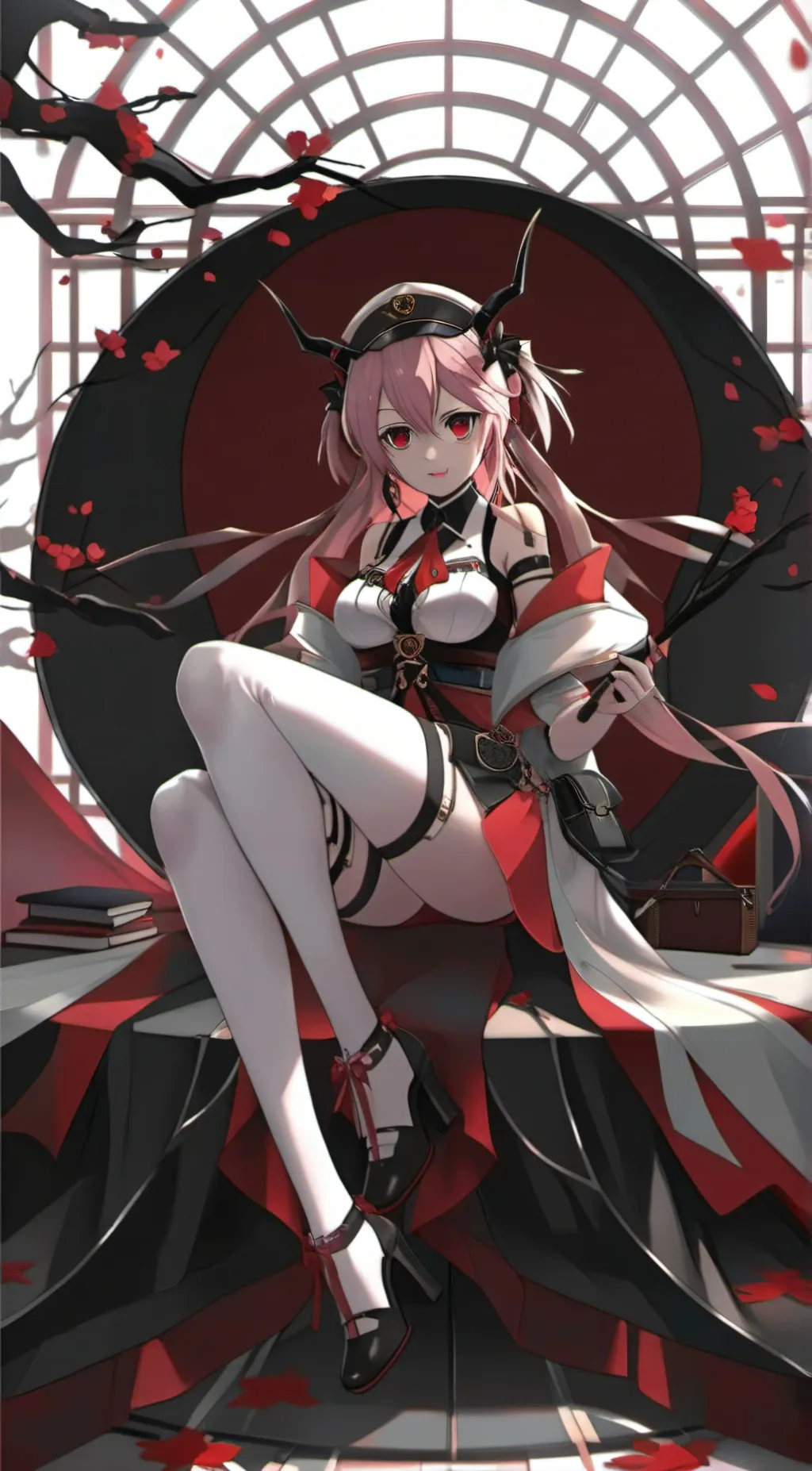 ai character: Mutter Diana  background