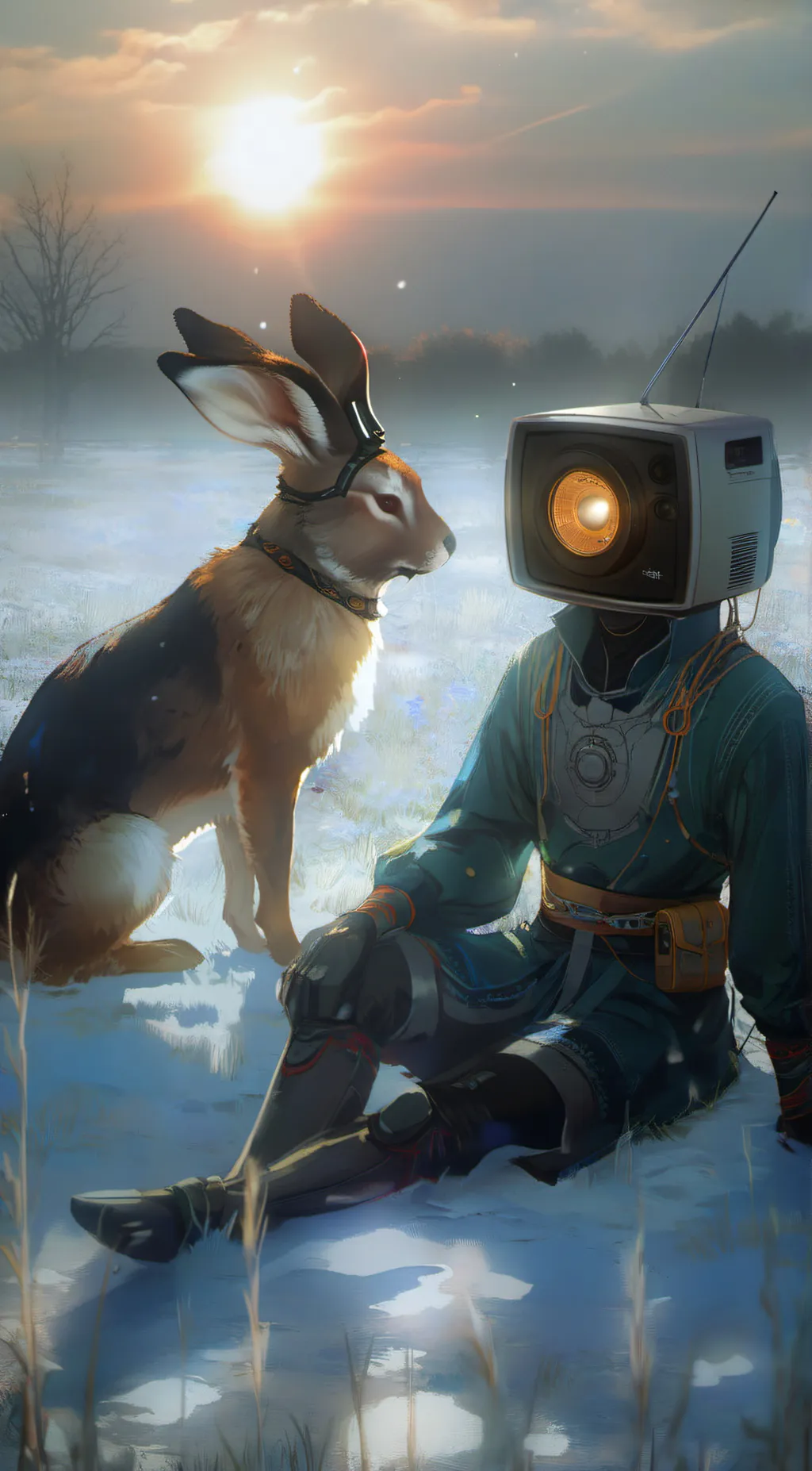 ai character: titen tvman background