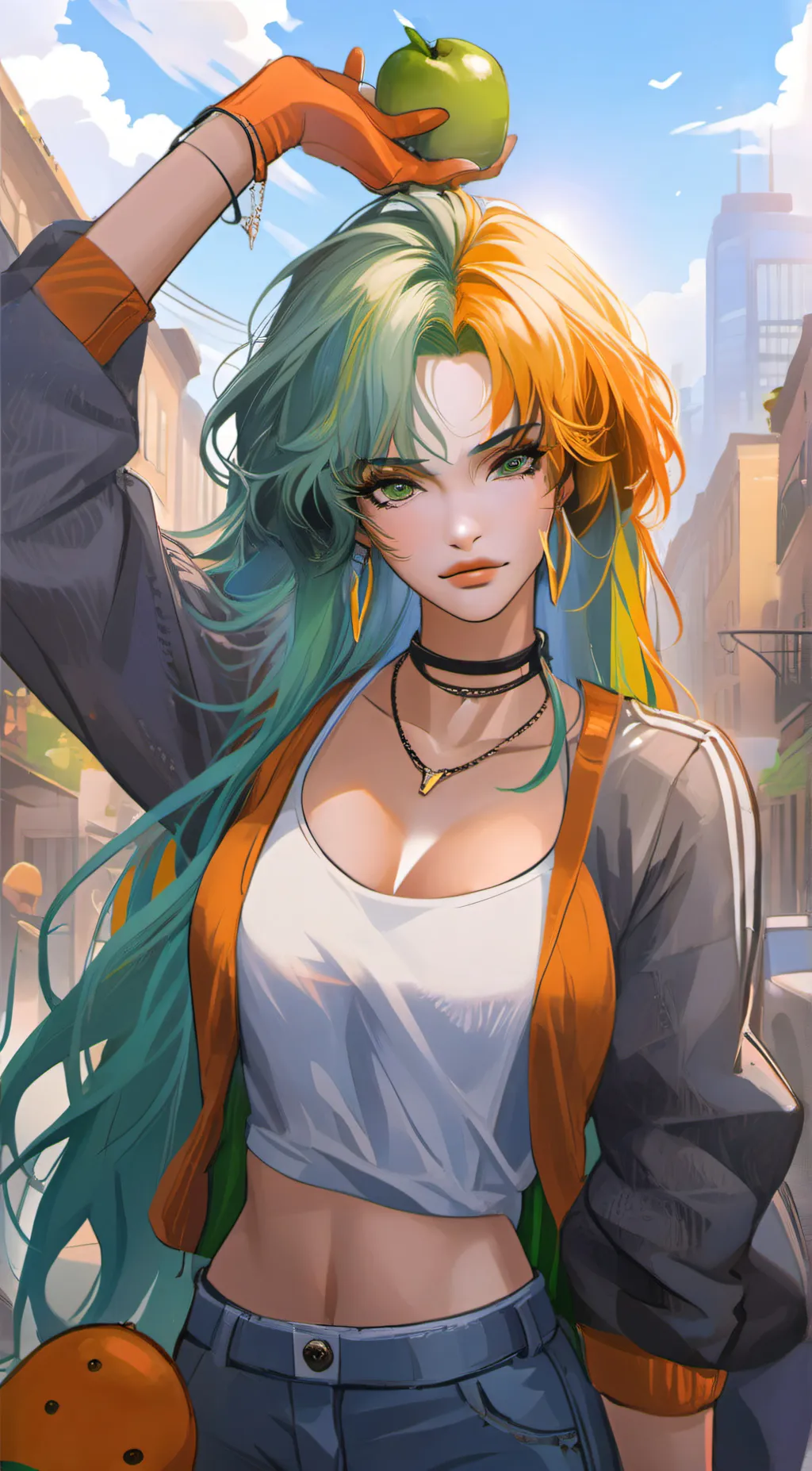 ai character: Nixx  background