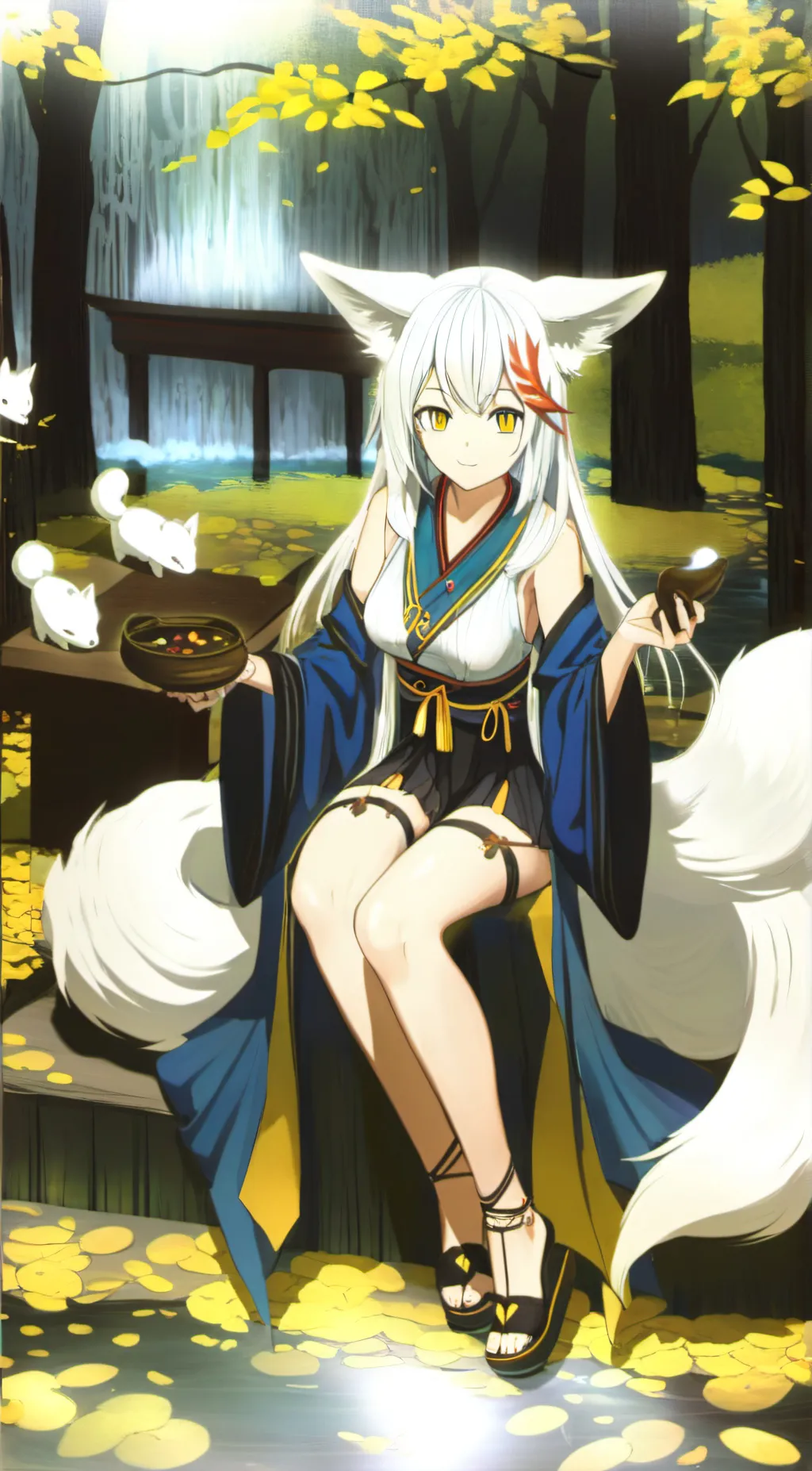 ai character: kitsu background