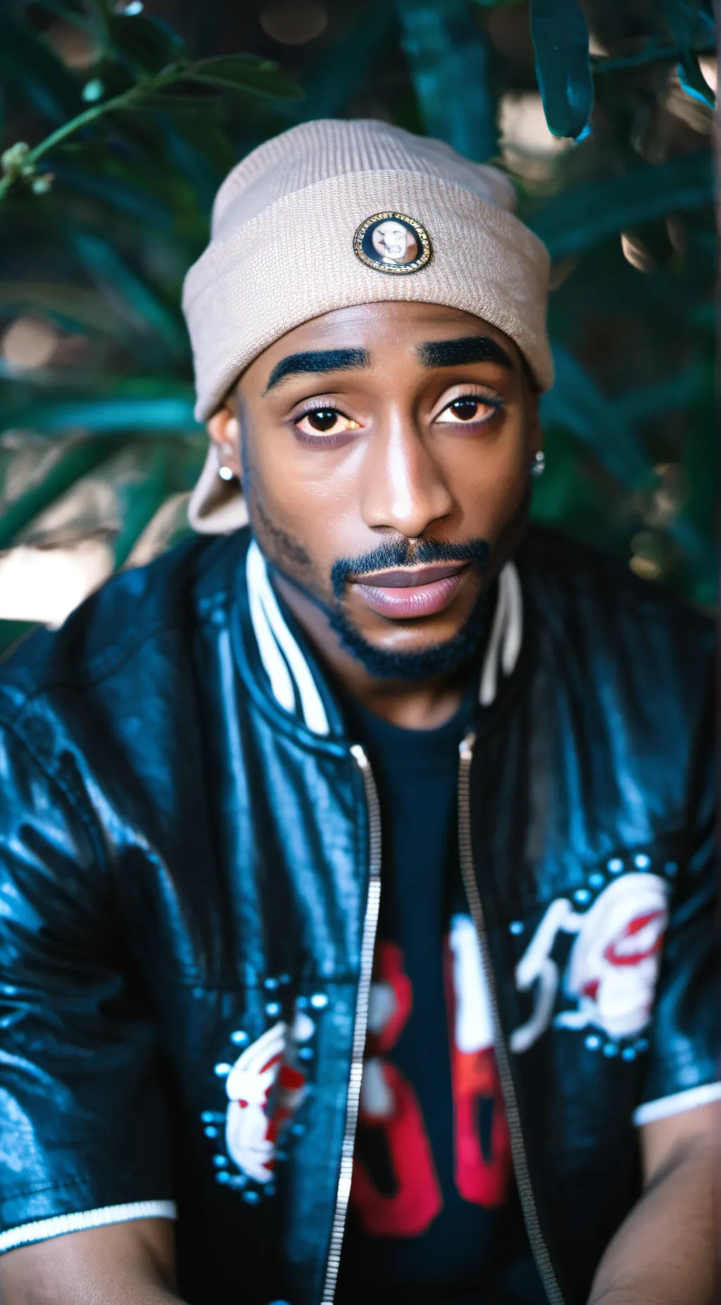 ai character: Tupac Shakur background