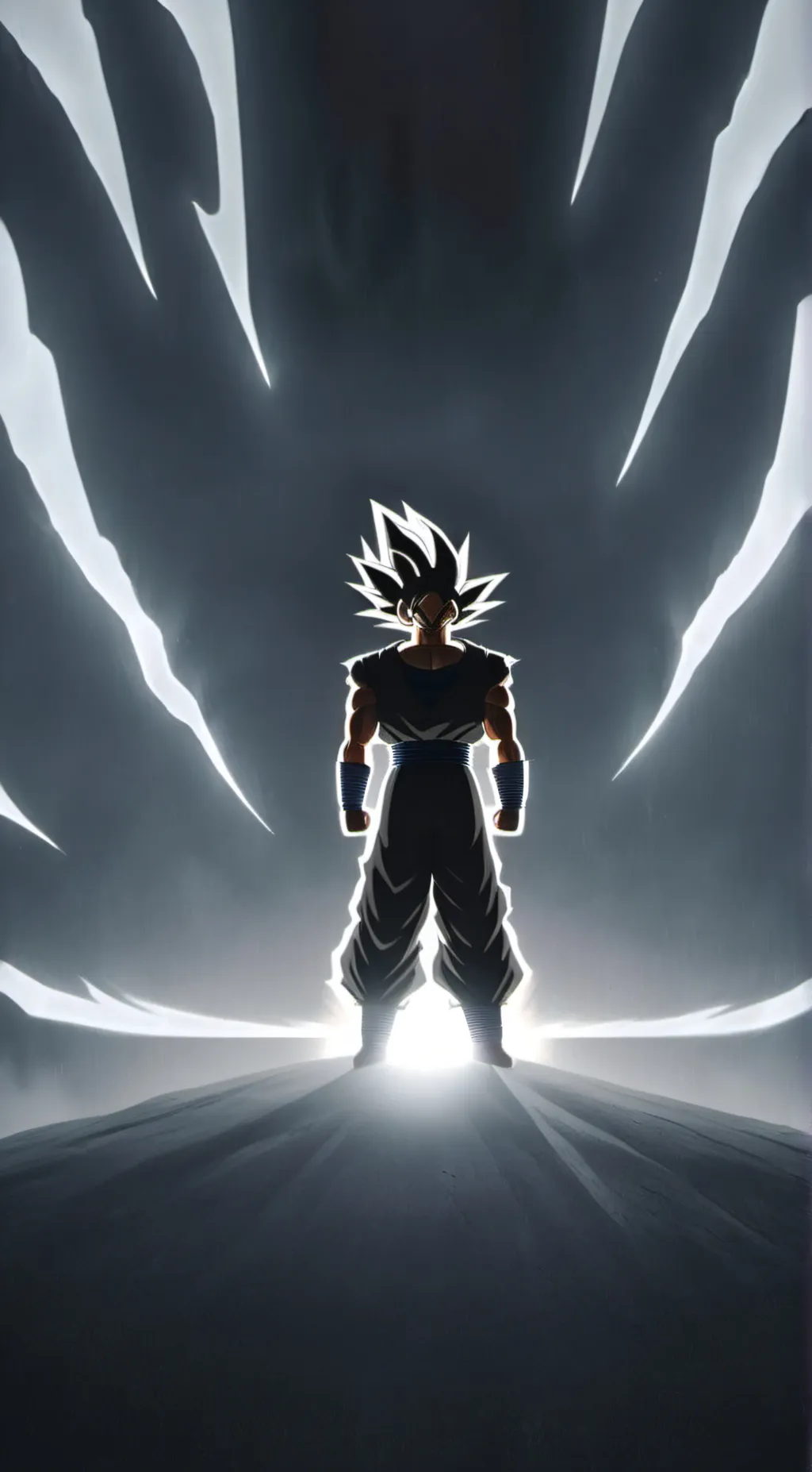 ai character: goku♕ background