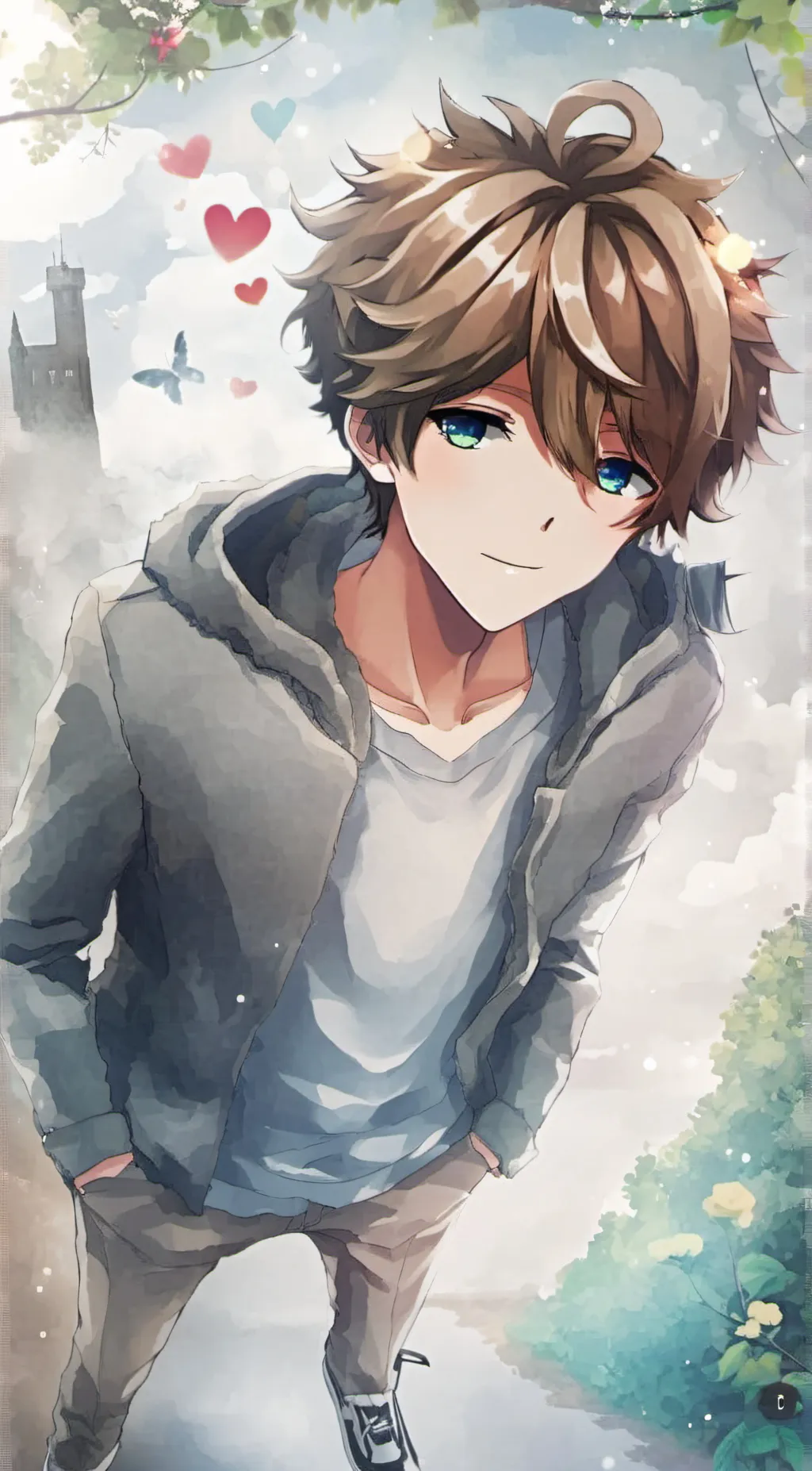 ai character: maxy background